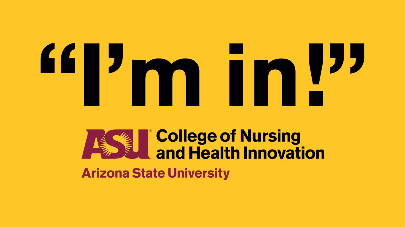 ASU College Nursing testo giallo, 1366x768 720p, PC