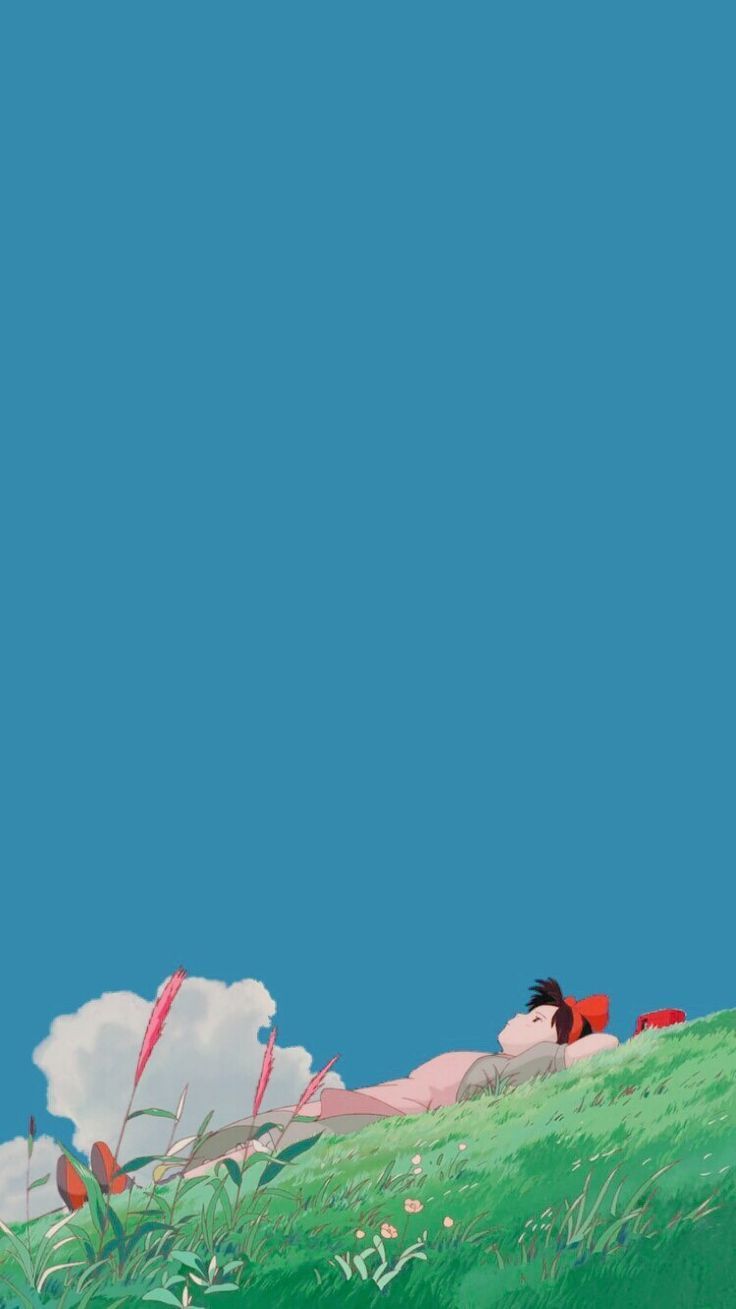 Kiki addormentata nel prato, 736x1309 Verticale, iPhone Pro