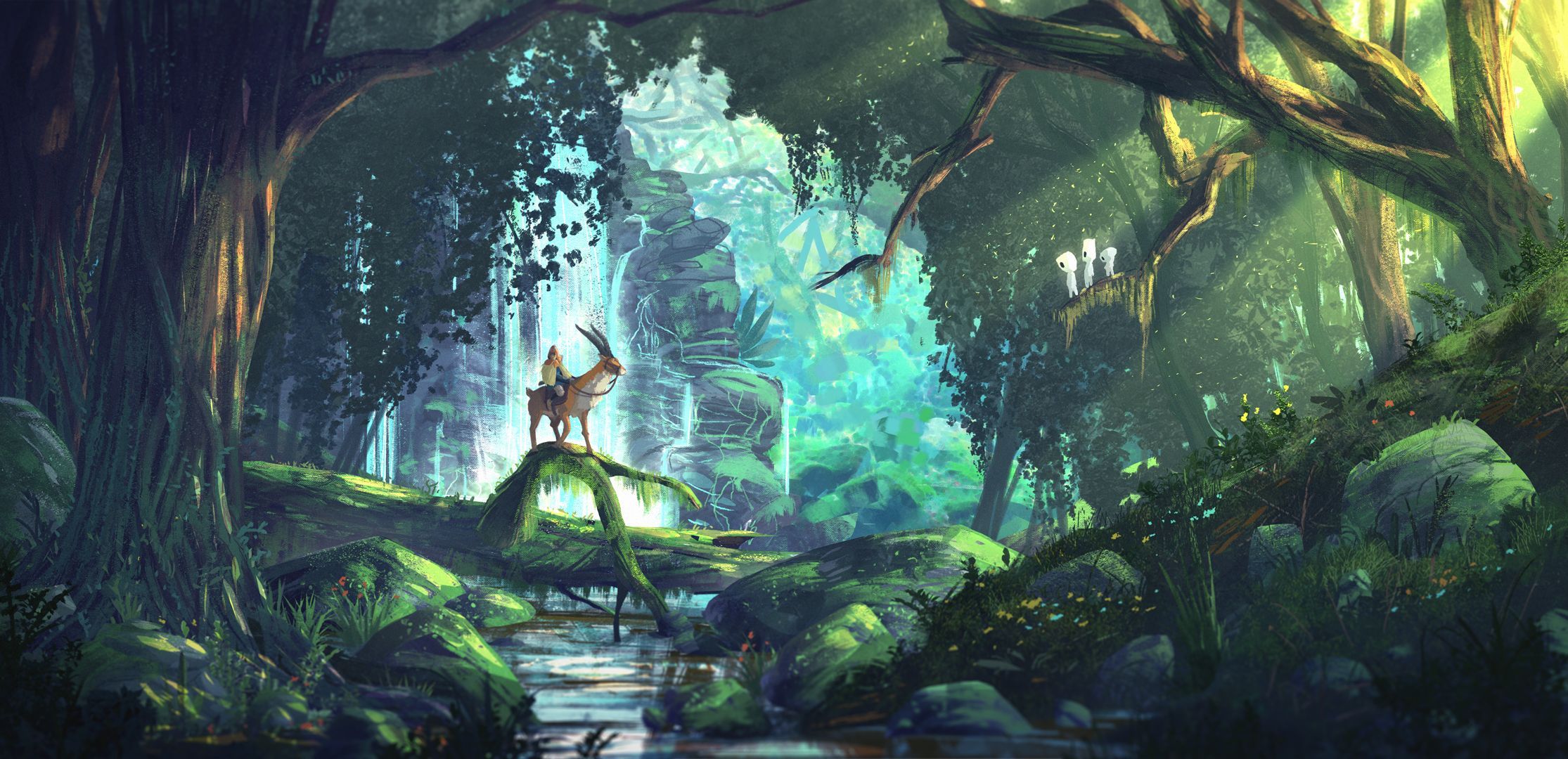 Arte dello Studio Ghibli per Desktop, 2230x1080 Hi-Res, Desktop