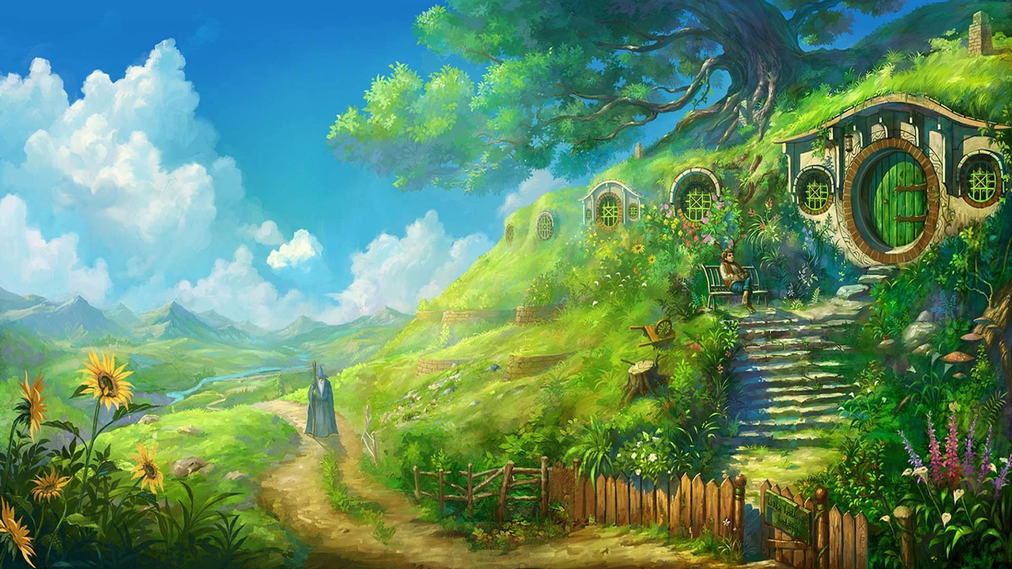 Arte dello Studio Ghibli per Desktop, 2048x1152 Hi-Res, PC Desktop