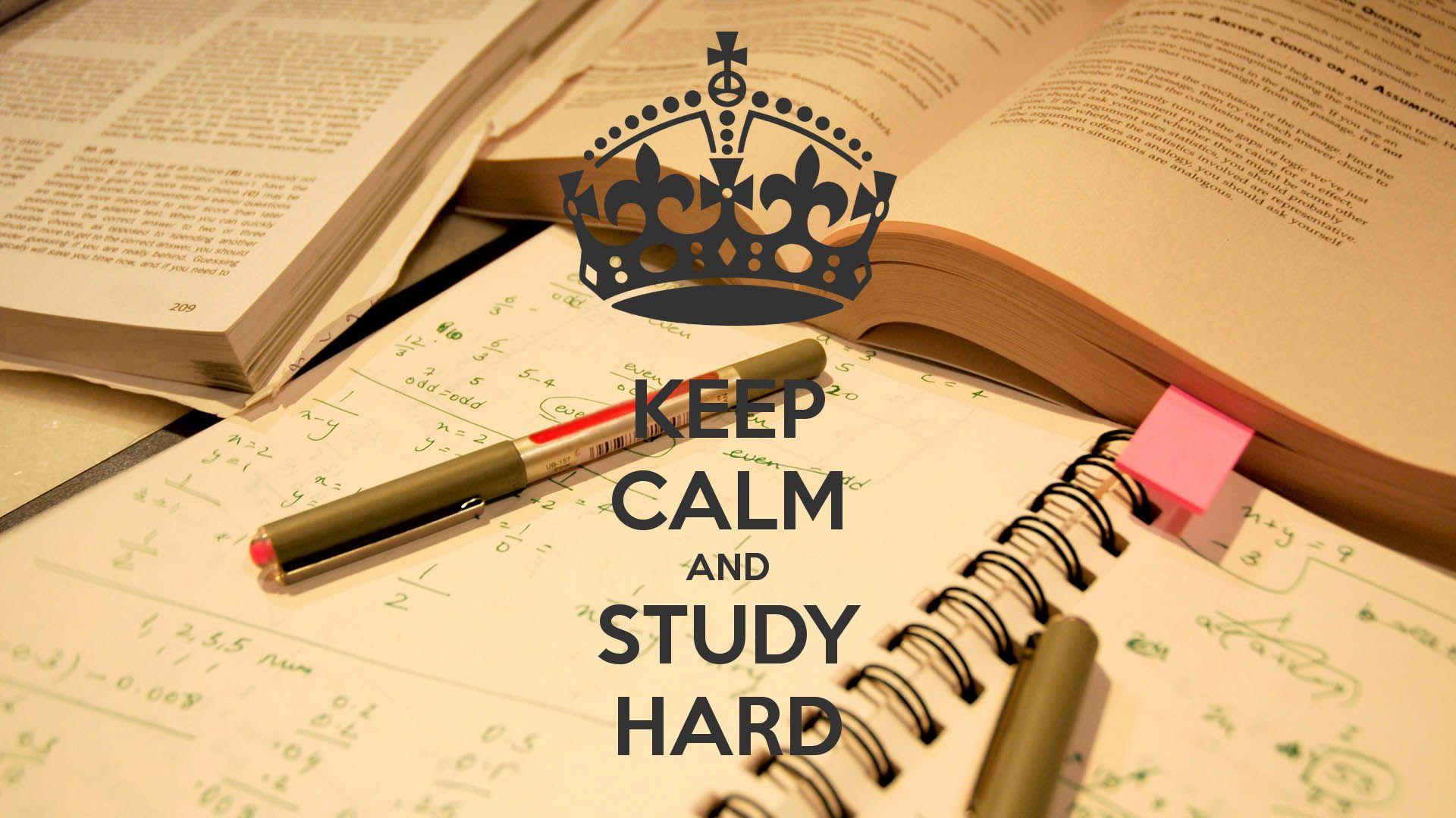 Keep Calm and Study Hard, 1920x1080 Full HD, Laptop