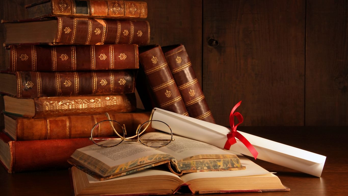 Libri antichi occhiali pergamena, 1366x768 720p, Laptop