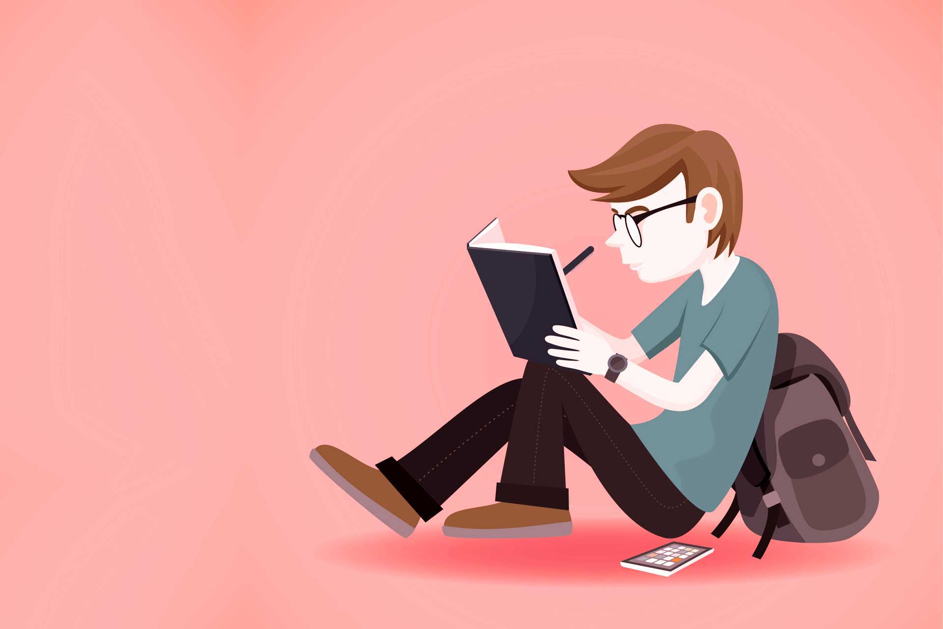 Ragazzo che studia libro, 1920x1280 Full HD+ WUXGA, Desktop