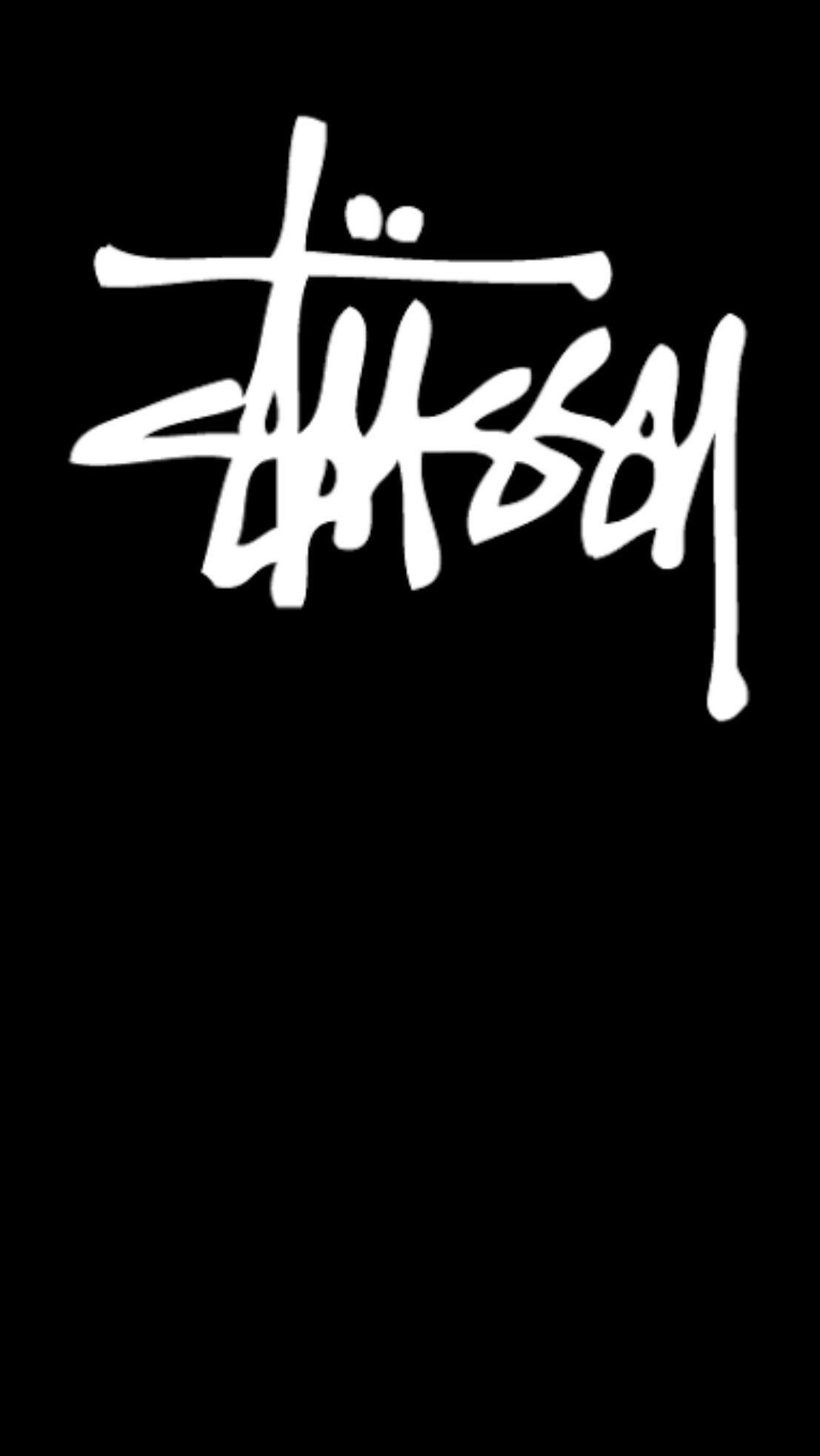 Logo Stüssy bianco nero, 1107x1965 Verticale, Xiaomi