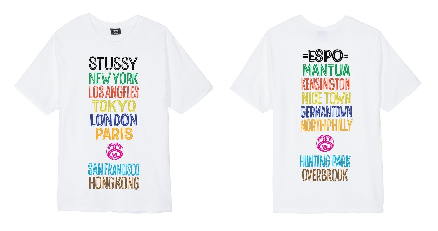 Magliette bianche Stüssy World Tour, 1501x793 HD, PC Desktop