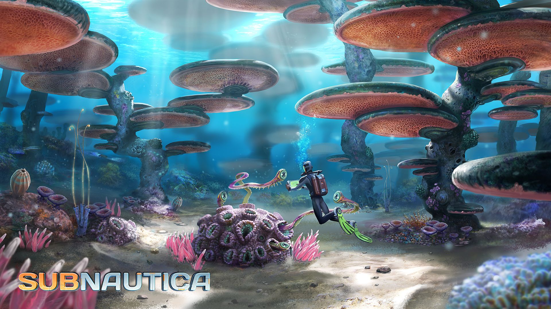 Subnautica sub marino con corallo, 1920x1080 Full HD, PC Desktop