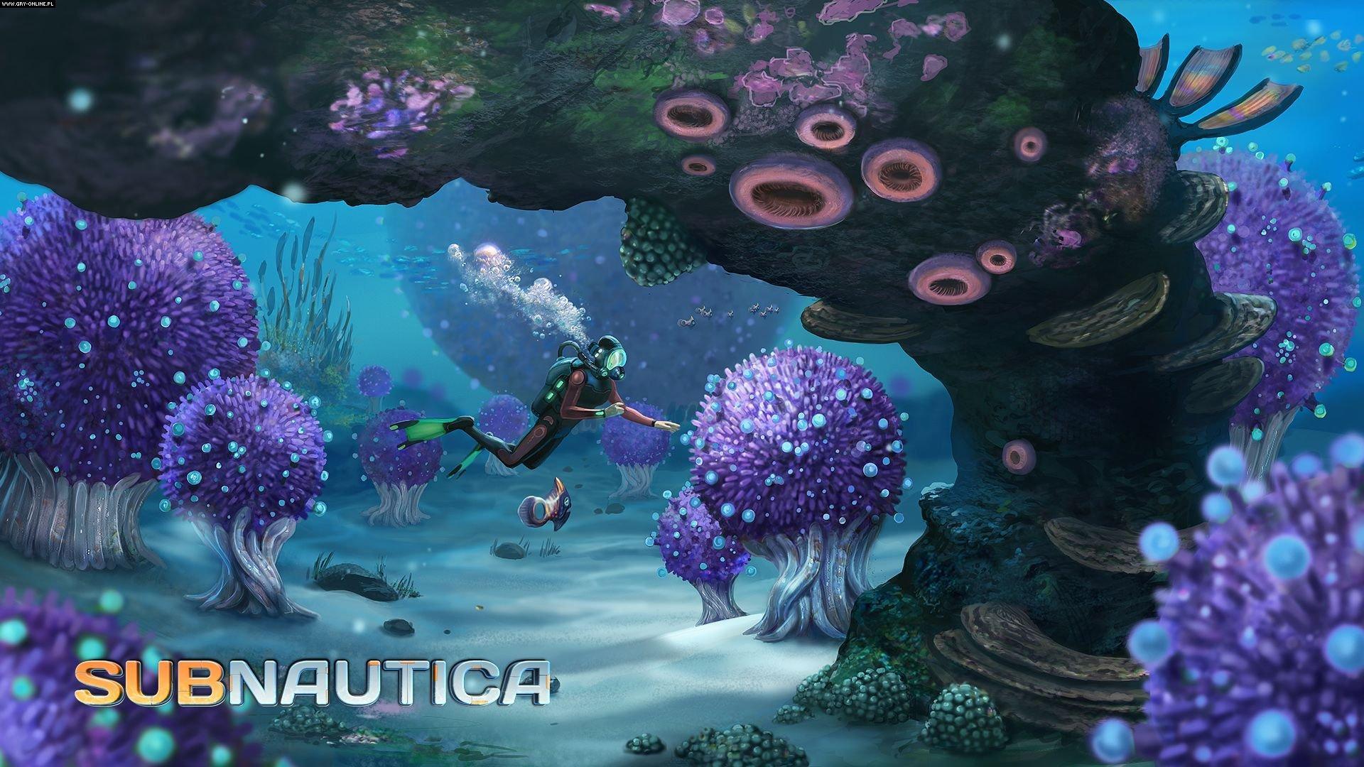 Subnautica sub acquatico corallo viola, 1920x1080 1080p, PC
