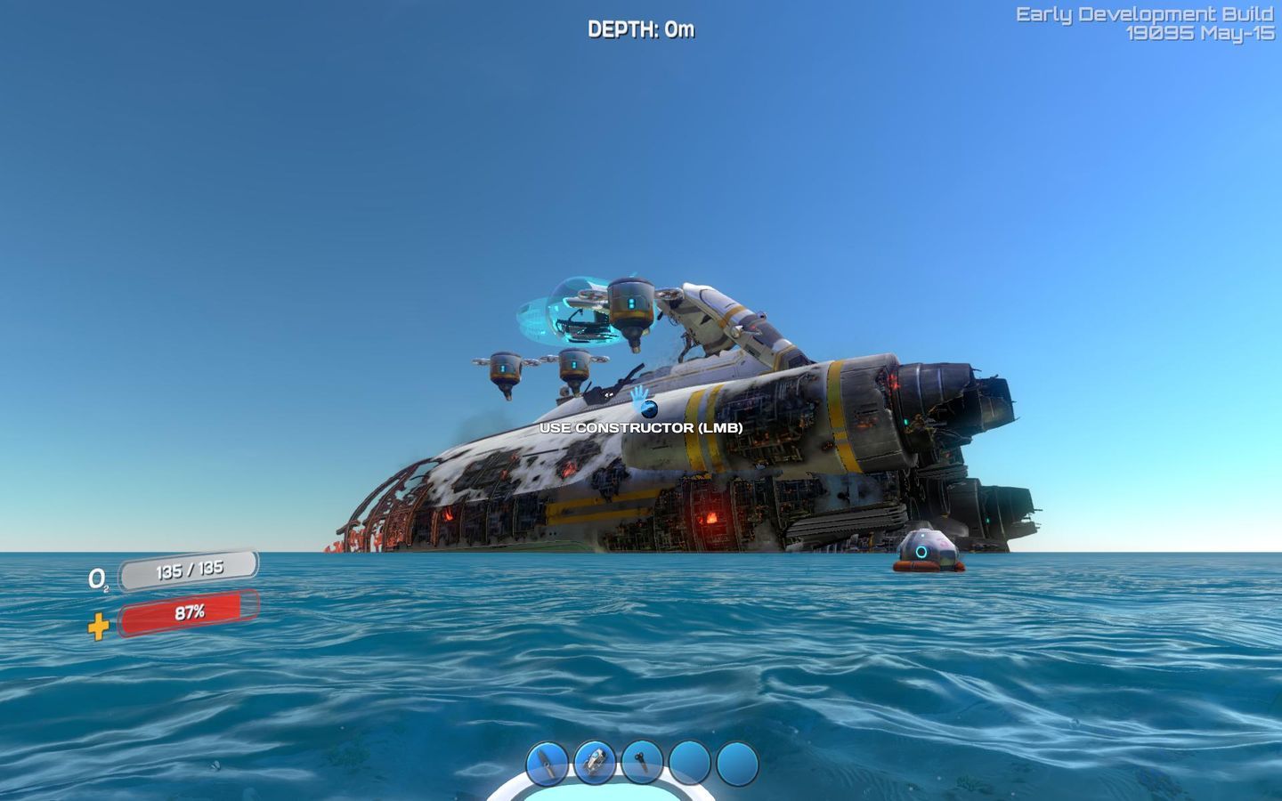 Seamoth Subnautica sottomarino oceano, 1920x1080 Full HD, Laptop