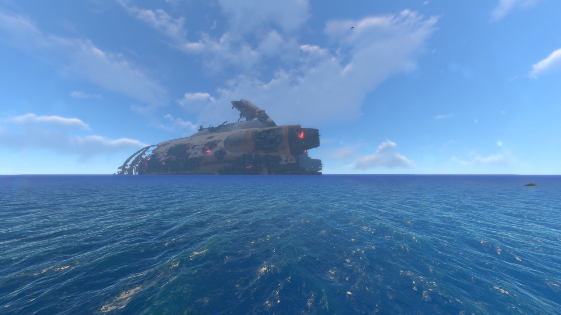 Nave Aurora Subnautica gameplay, 1440x900 720p, Laptop
