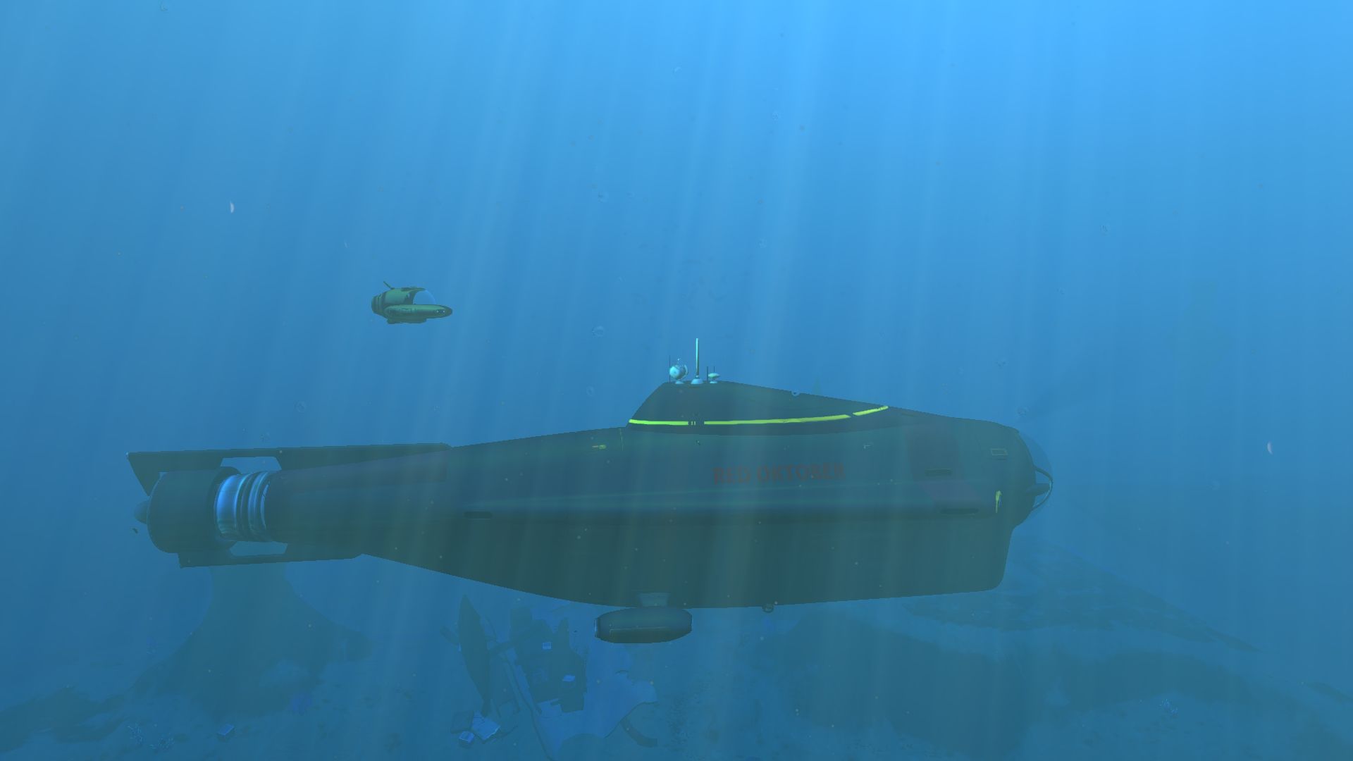 Seamoth in baia sottomarino Cyclops, Subnautica, 899x888 HD, Desktop