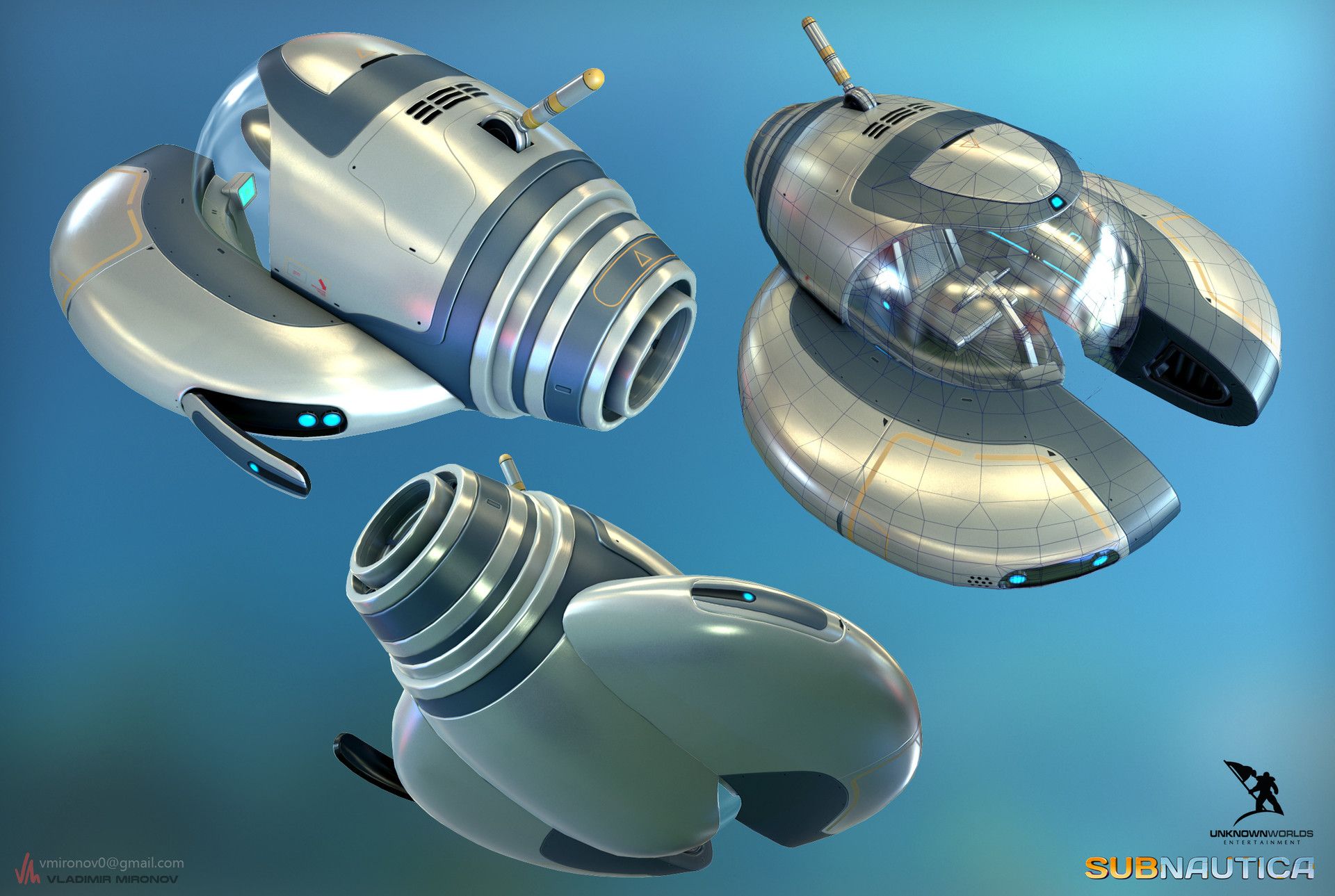 Esosuit sott'acqua Subnautica, 1280x720 720p, Laptop