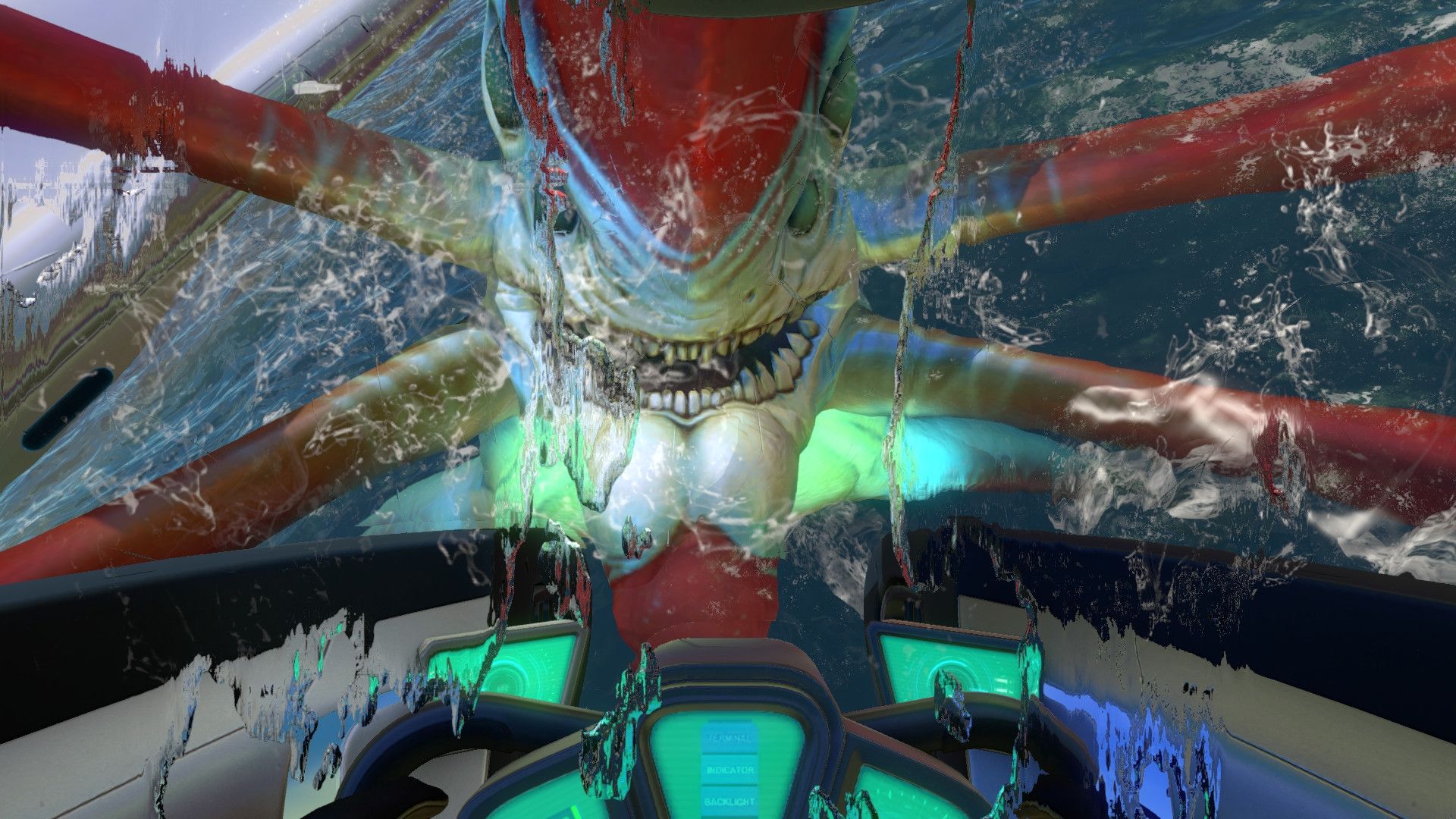Seamoth attaccato da creatura Subnautica, 1440x900 720p, Laptop