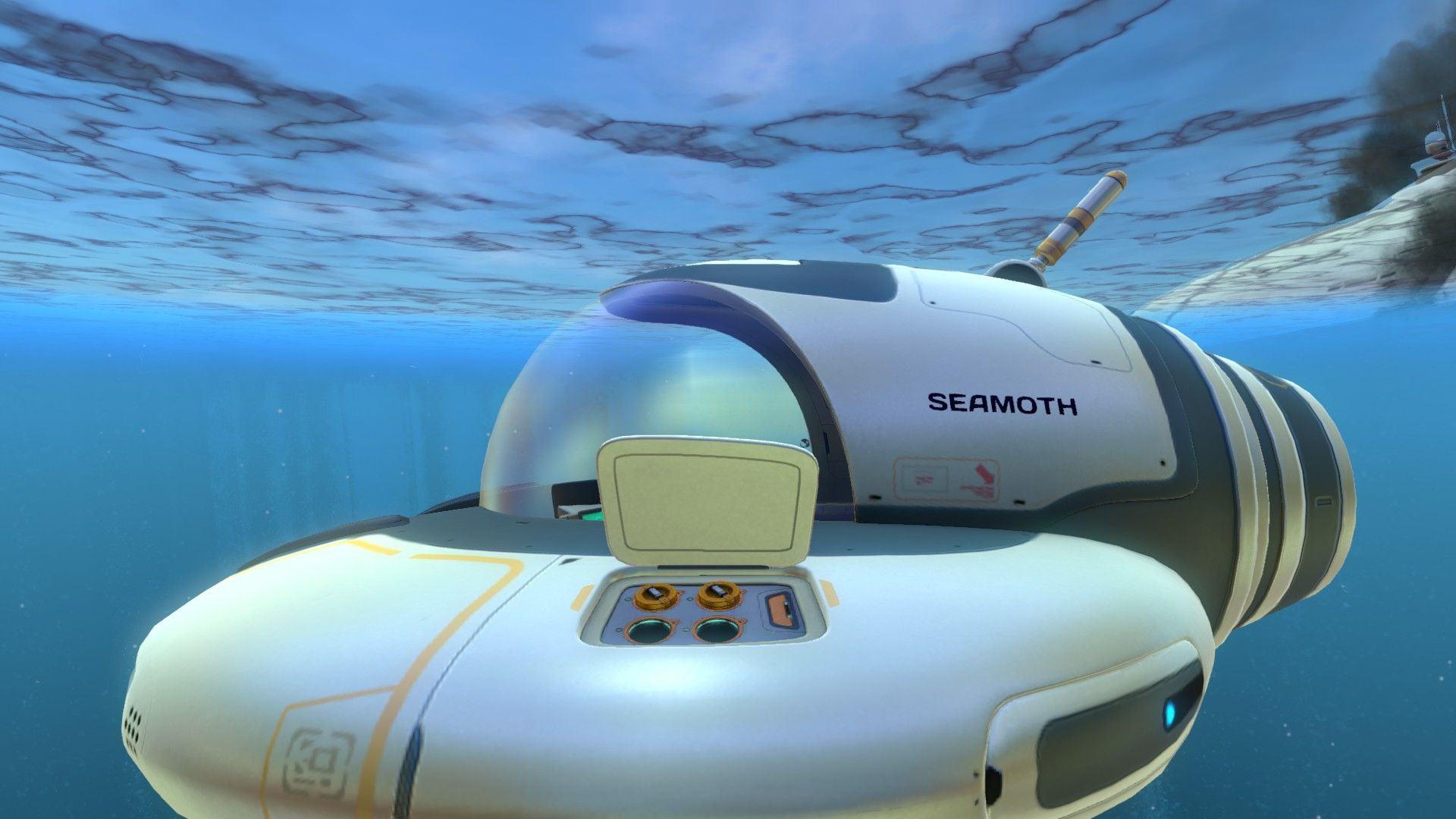 Seamoth sottomarino Subnautica, 1600x900 HD, Desktop