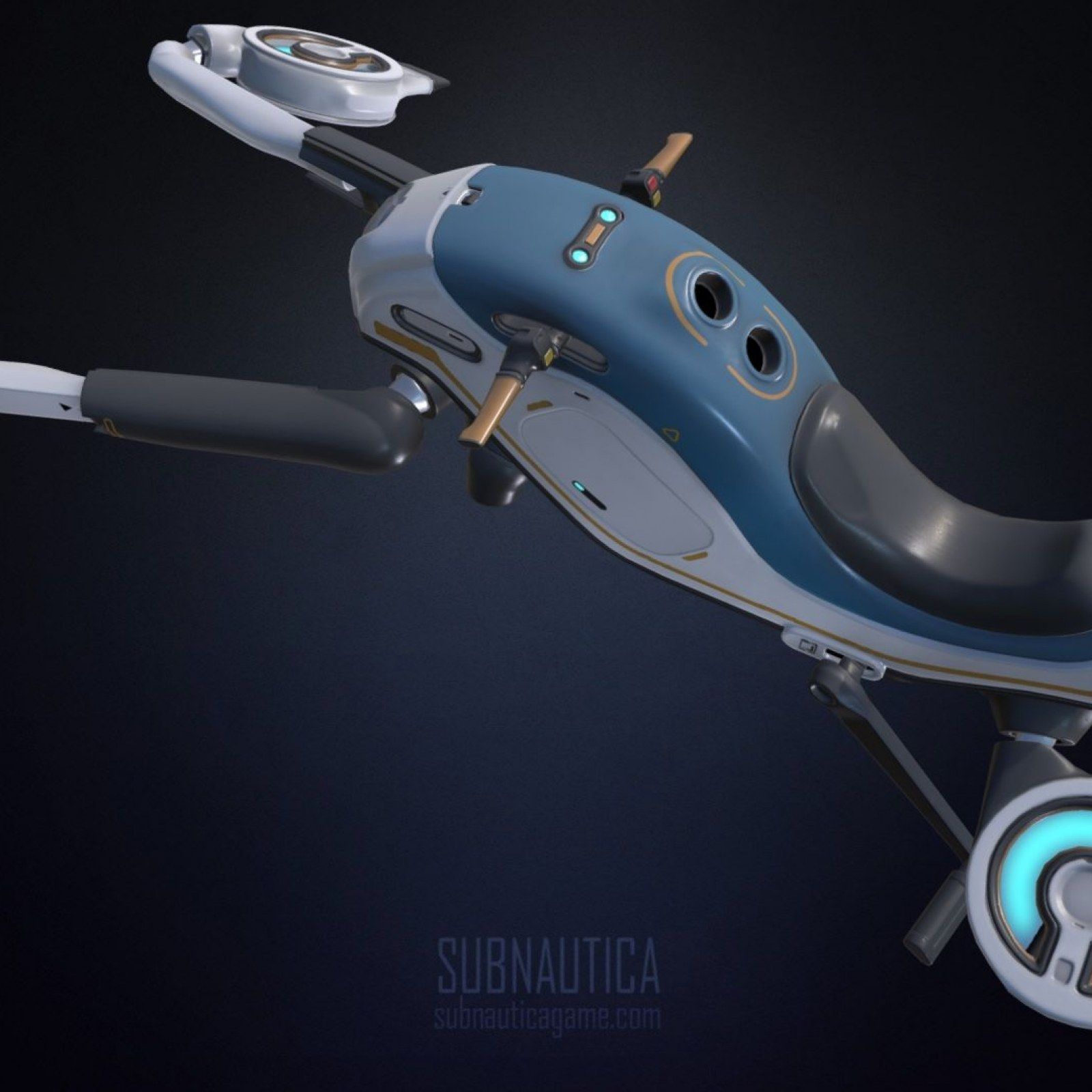 Seamoth vista da grotta costiera, Subnautica, 1920x1080 Full HD 1080p, PC