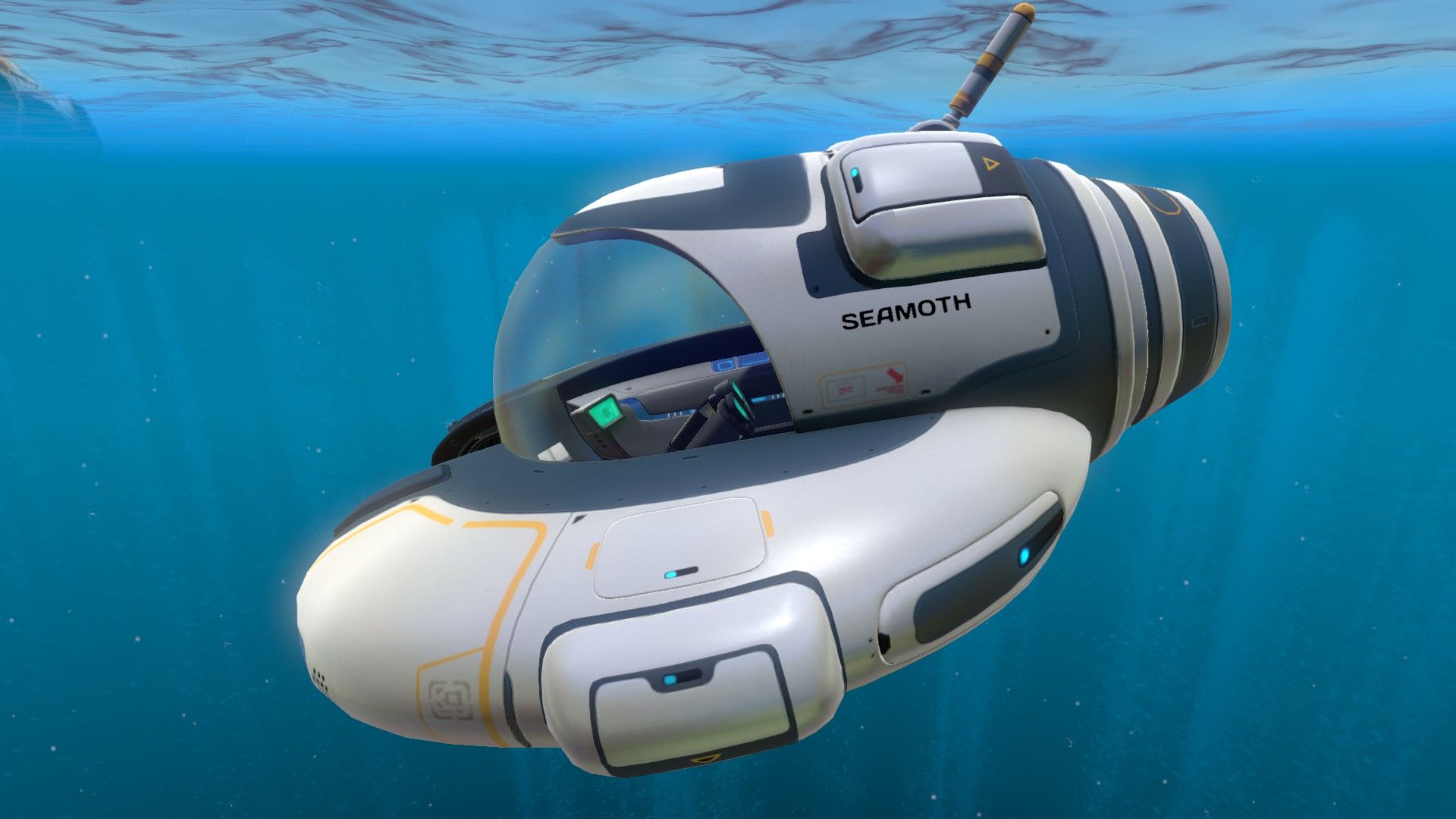 Seamoth cockpit Subnautica, 1920x1080 Full HD 1080p, PC
