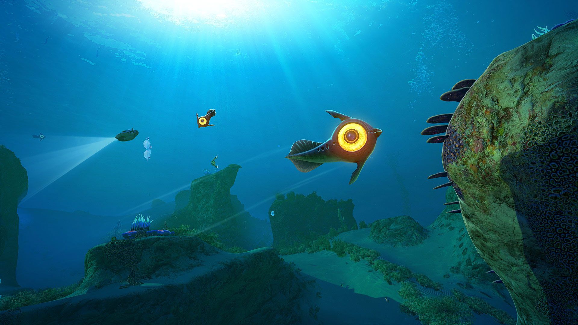 Stalker Subnautica fondale oceanico, creatura marina, 1920x1080 1080p, Desktop