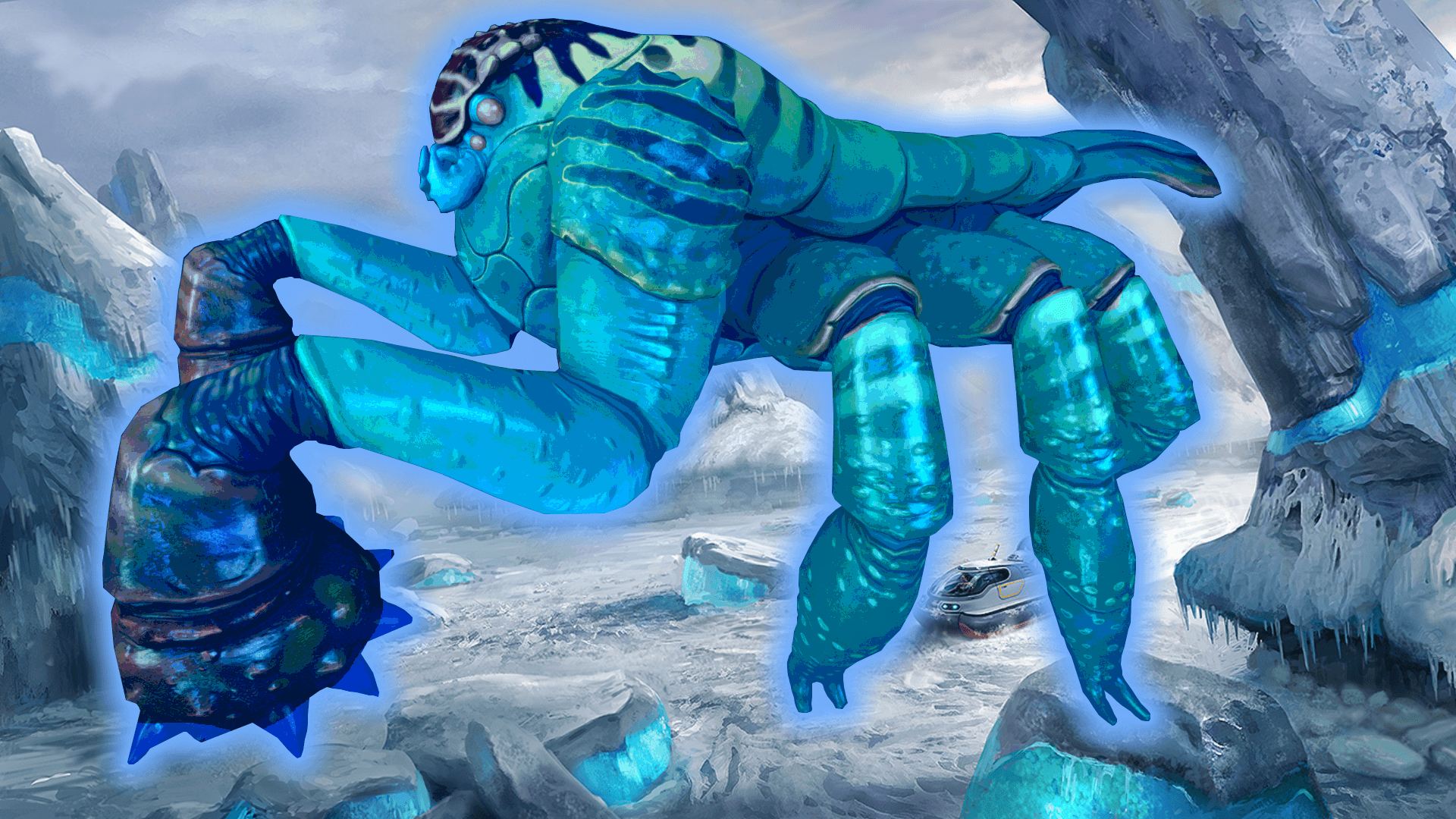 Stalker ghiacciato Subnautica, 1920x1080 1080p, PC