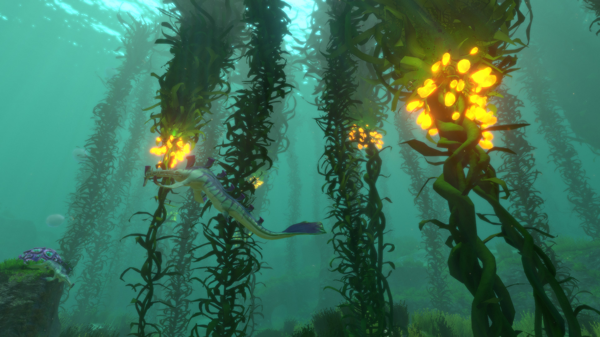 Stalker Subnautica in foresta alghe, 1920x1080 1080p, PC