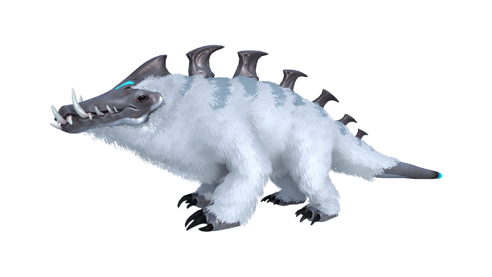 Snow Stalker Subnautica creatura bianca, 1600x900 HD Ready, PC