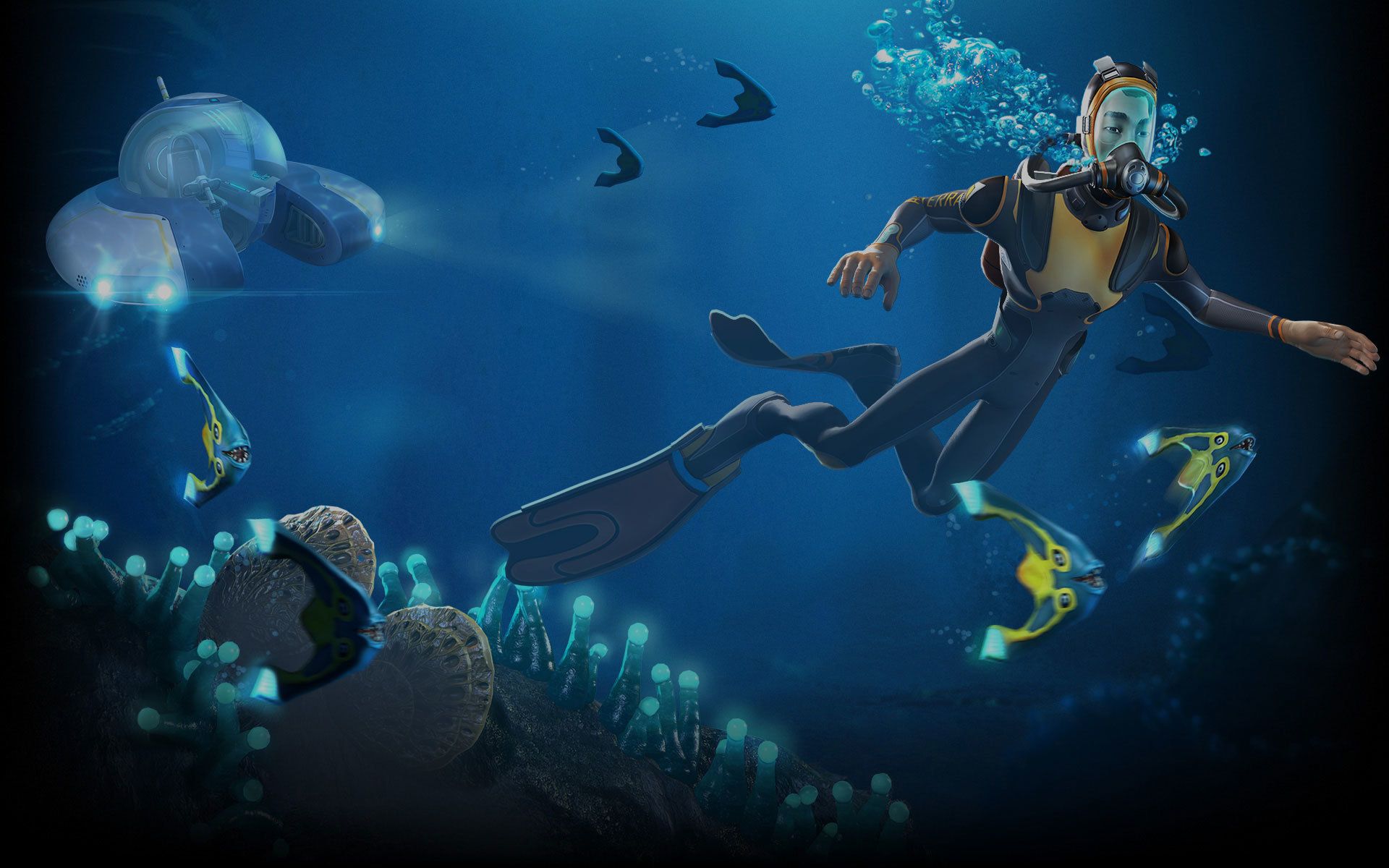 Subnautica sub in profondità, 1920x1200 Full HD+, Desktop
