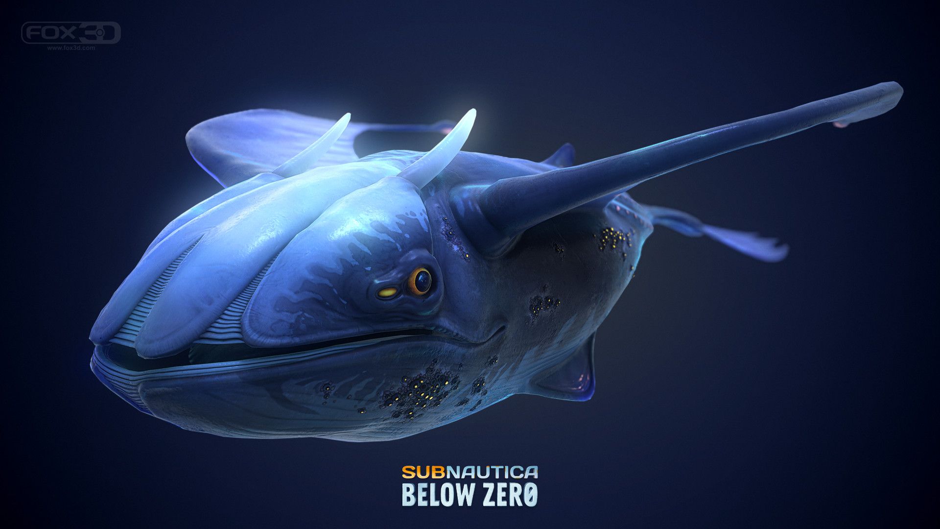 Creatura Stalker Subnautica blu, 1920x1080 1080p, PC