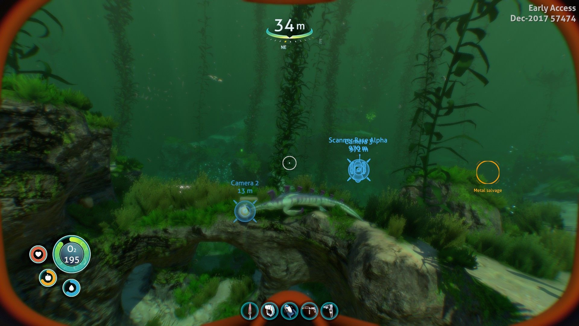 Stalker Subnautica scena subacquea, 1920x1080 Full HD, Desktop