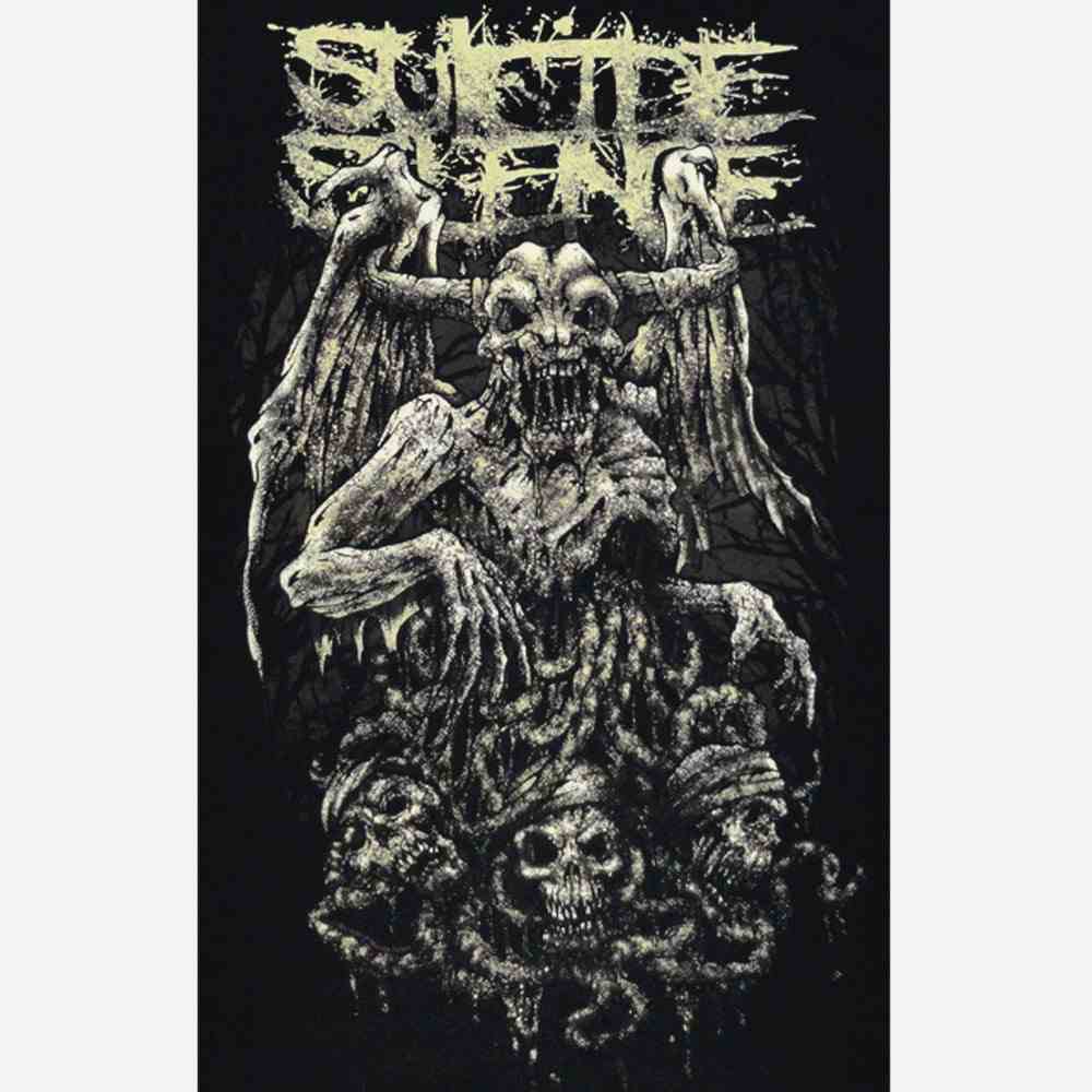 Logo Suicide Silence demone teschi, deathcore, 1000x1000 HD, Desktop