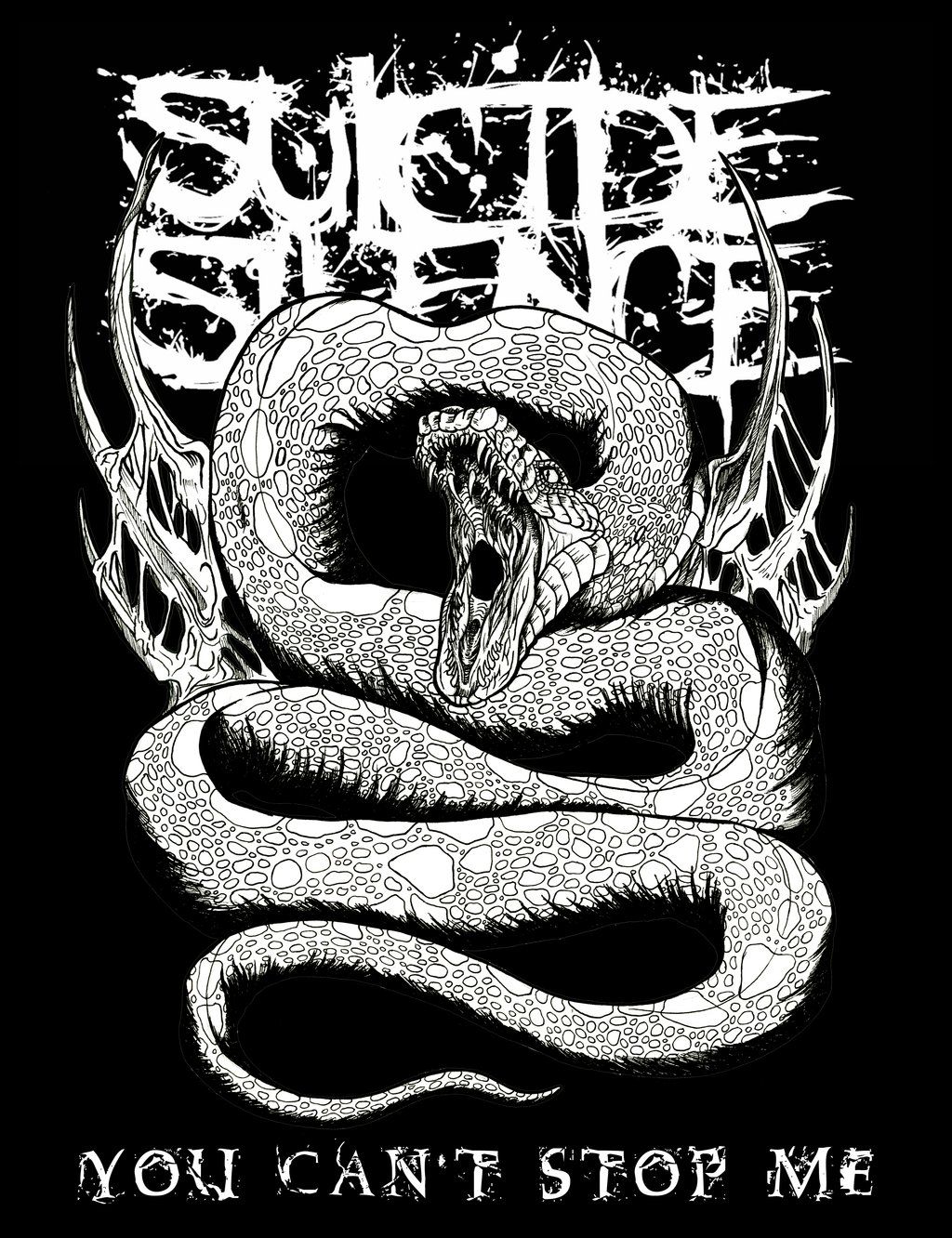 Logo band con serpente bianco/nero, 1024x1332 Verticale, Telefono