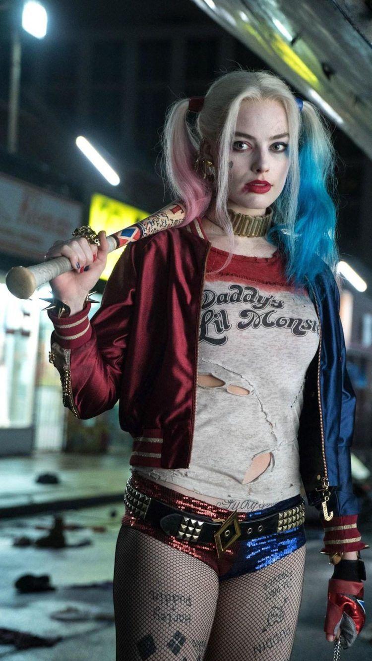 Harley Quinn Suicide Squad Margot Robbie, 750x1334 Full HD Verticale, iPhone Air