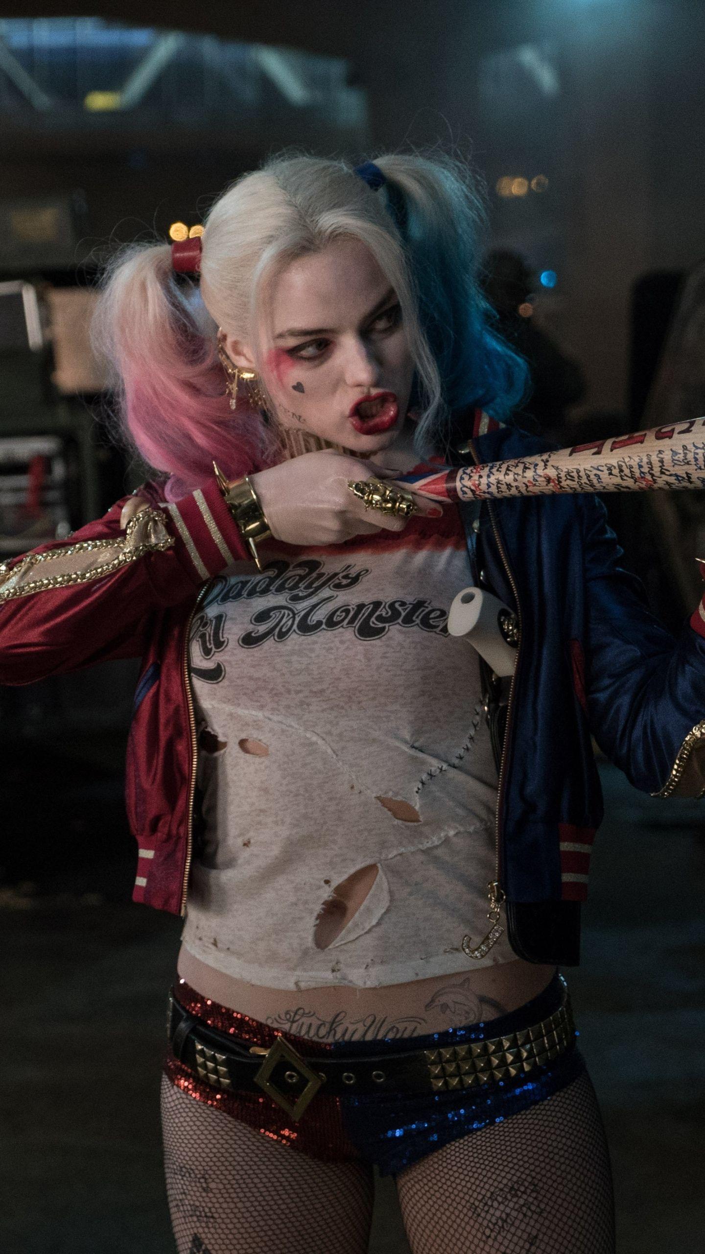 Harley Quinn Suicide Squad, 1440x2560 Verticale, iPhone Pro Max