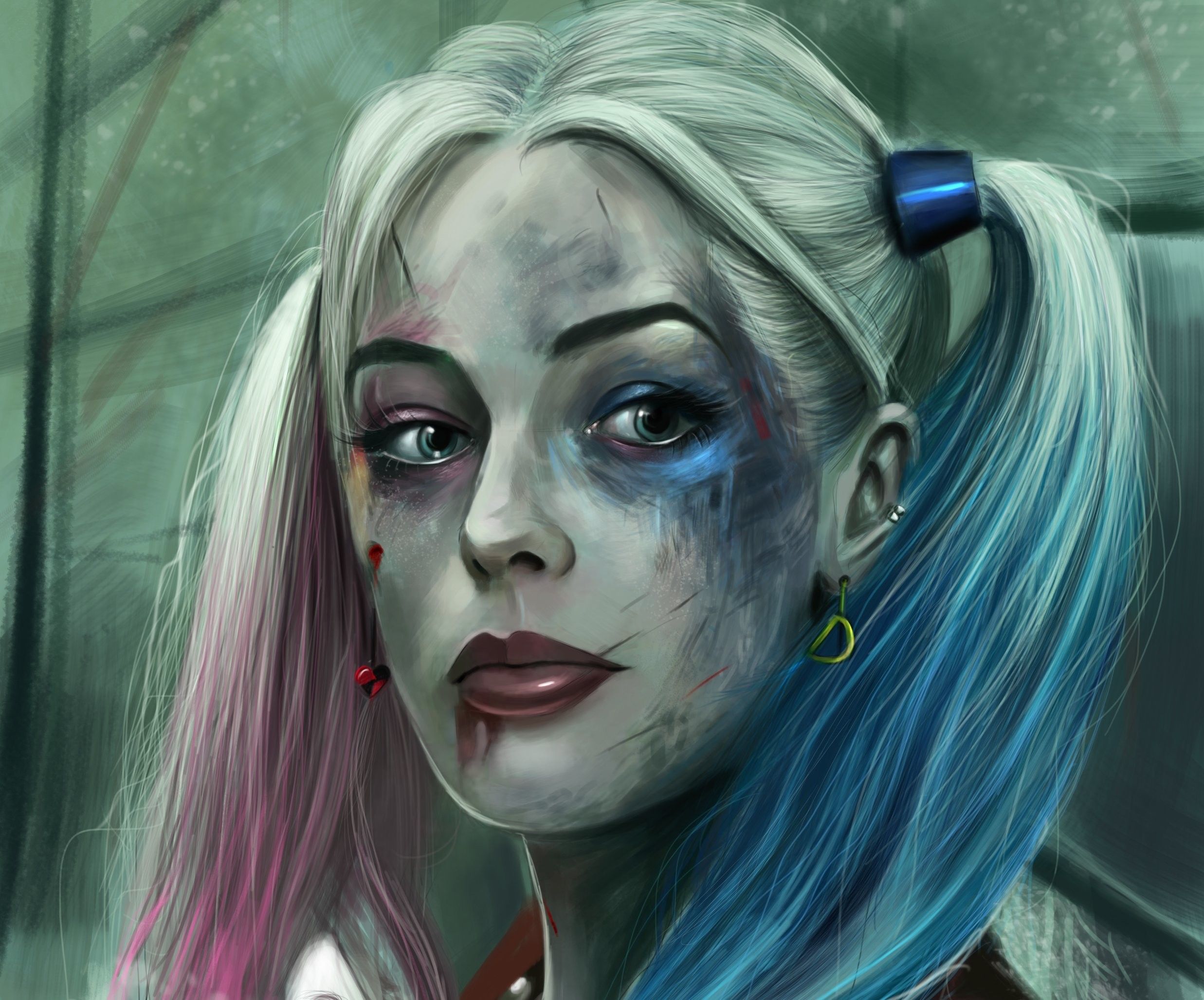 Harley Quinn Suicide Squad ritratto, 2474x2054 Hi-Res, Desktop