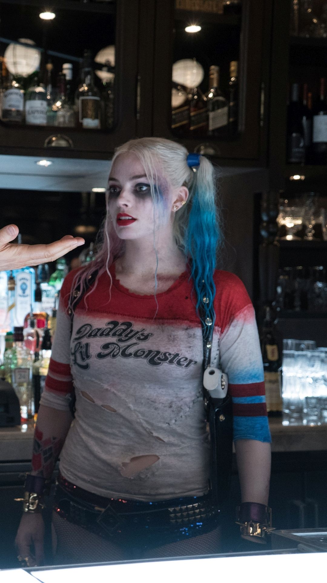 Harley Quinn Suicide Squad bar, 1080x1920 Full HD Verticale, iPhone Plus
