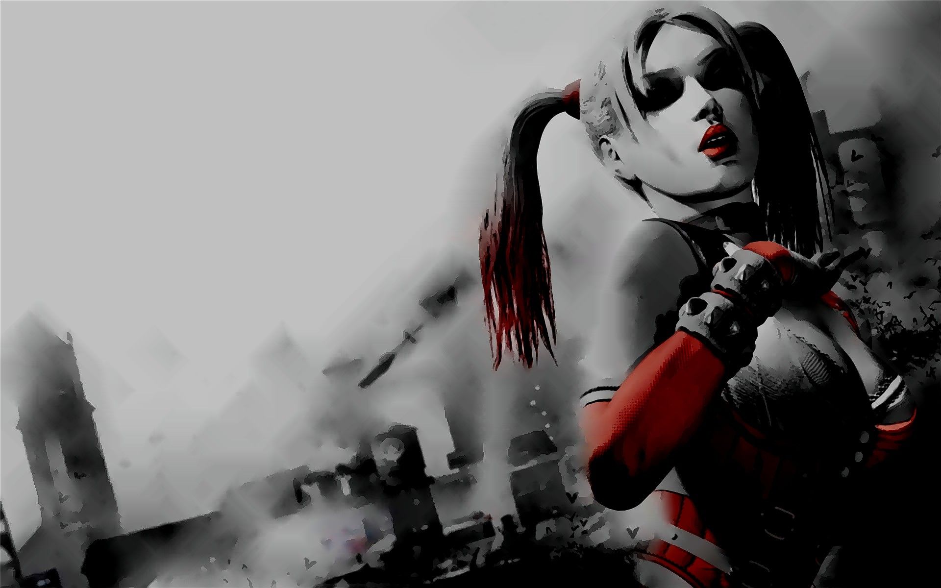 Harley Quinn città distrutta, 1920x1200 Full HD+ WUXGA, PC