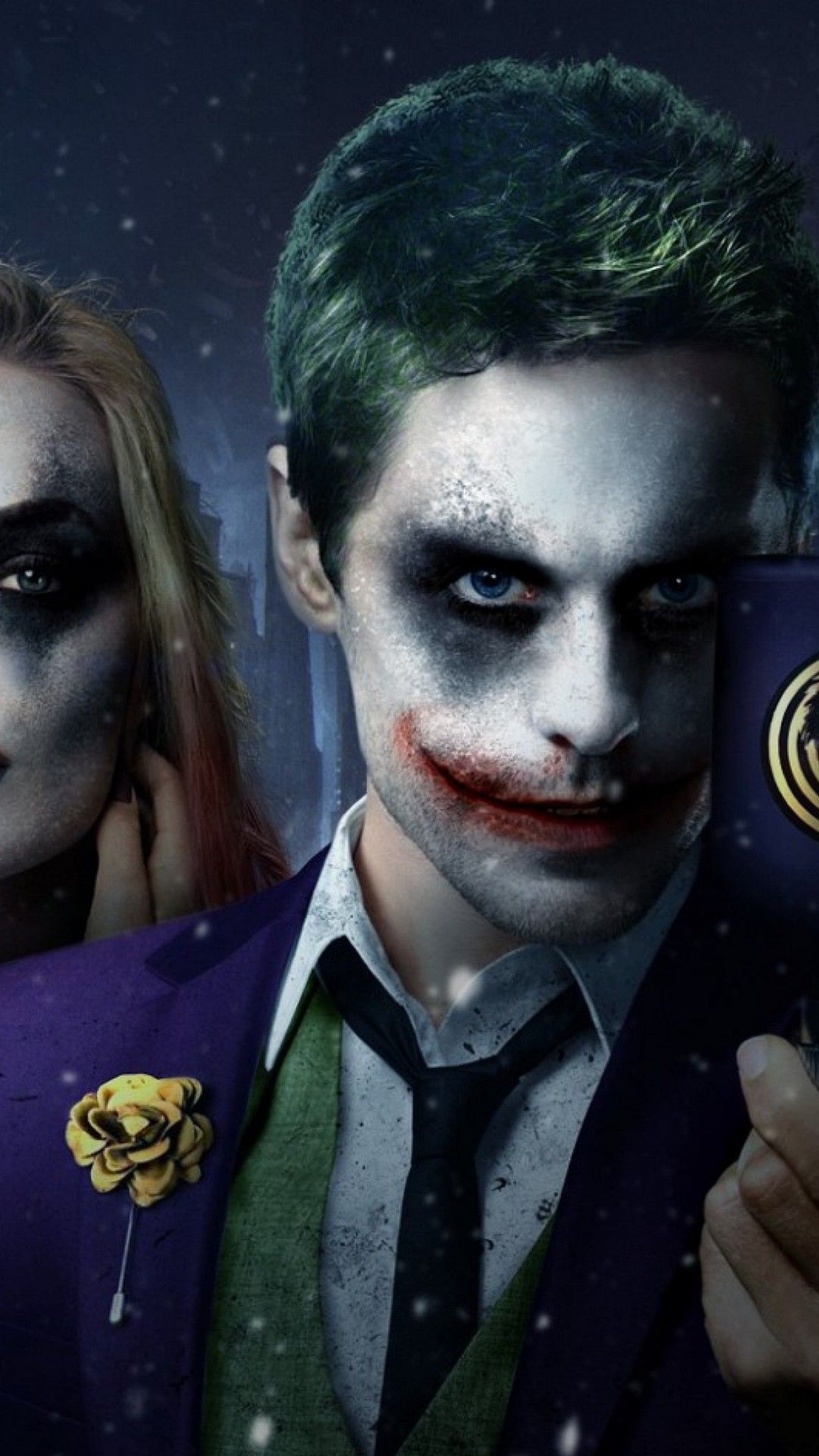 Joker e Harley Quinn, nemesi di Batman, 1080x1920 Verticale, iPhone Air