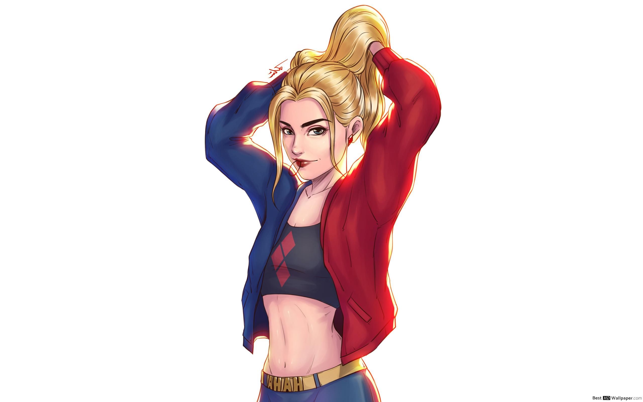 Harley Quinn fanart illustrazione, 2560x1600 WQXGA, Desktop
