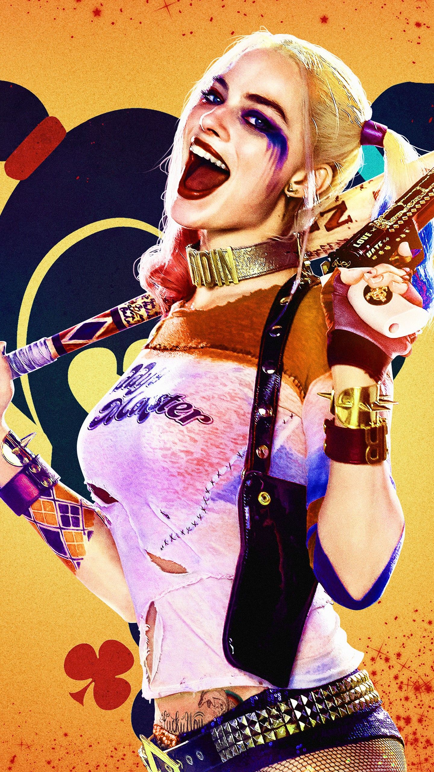 Harley Quinn Suicide Squad, 1440x2560 Full HD Verticale, iPhone Pro Max