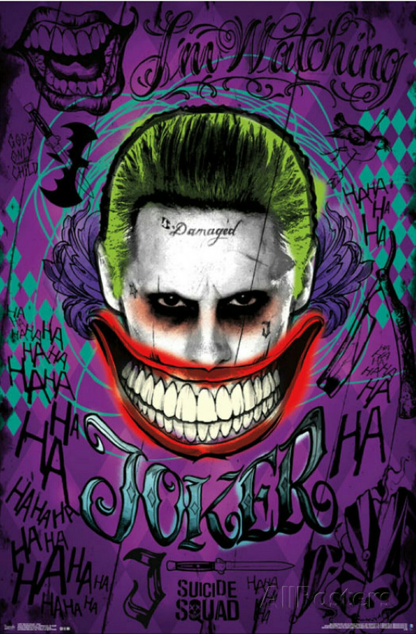 Joker Suicide Squad viola, 1433x2182 Verticale, iPhone Pro Max