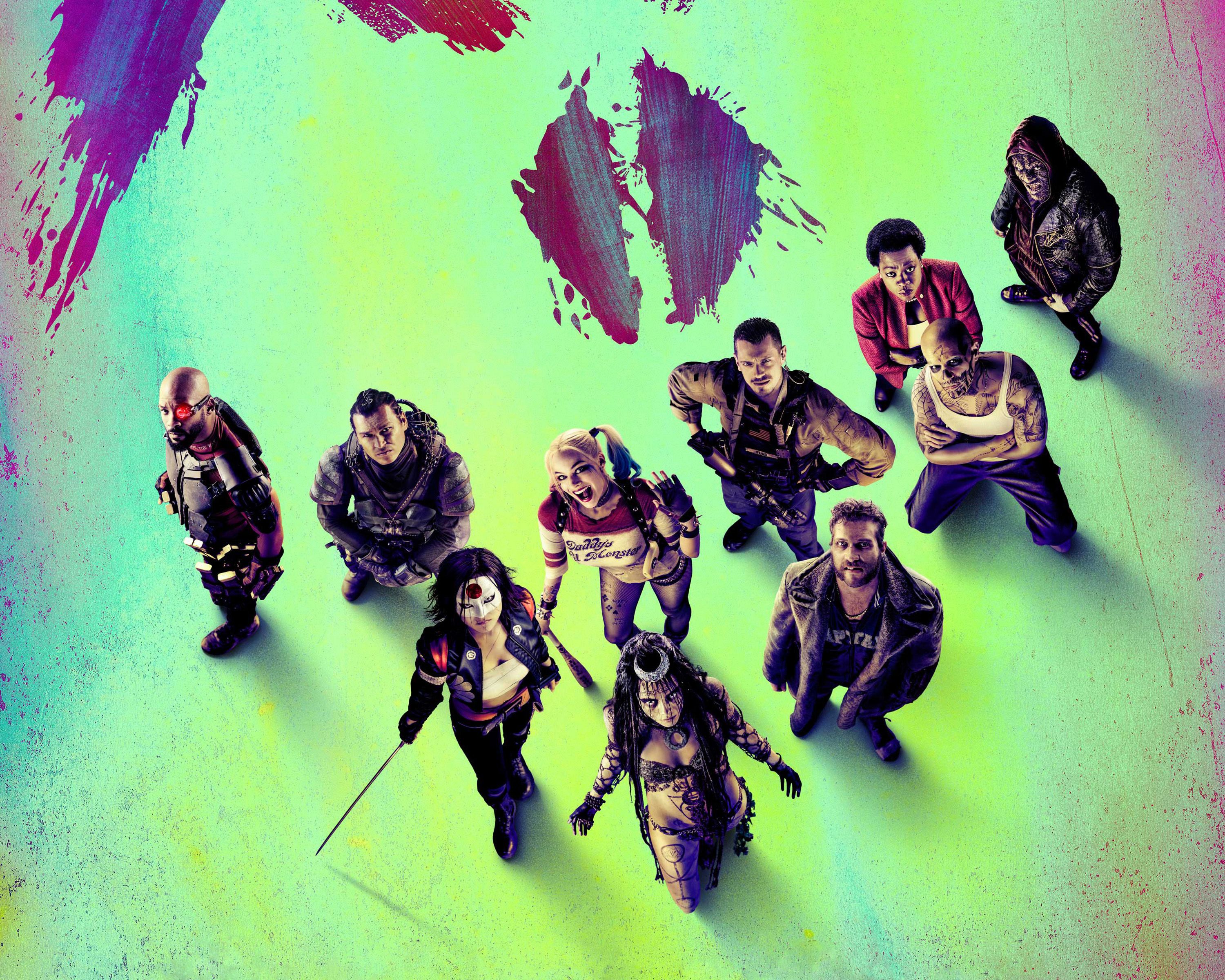 Suicide Squad poster personaggi, 3000x2400 2K+, Desktop