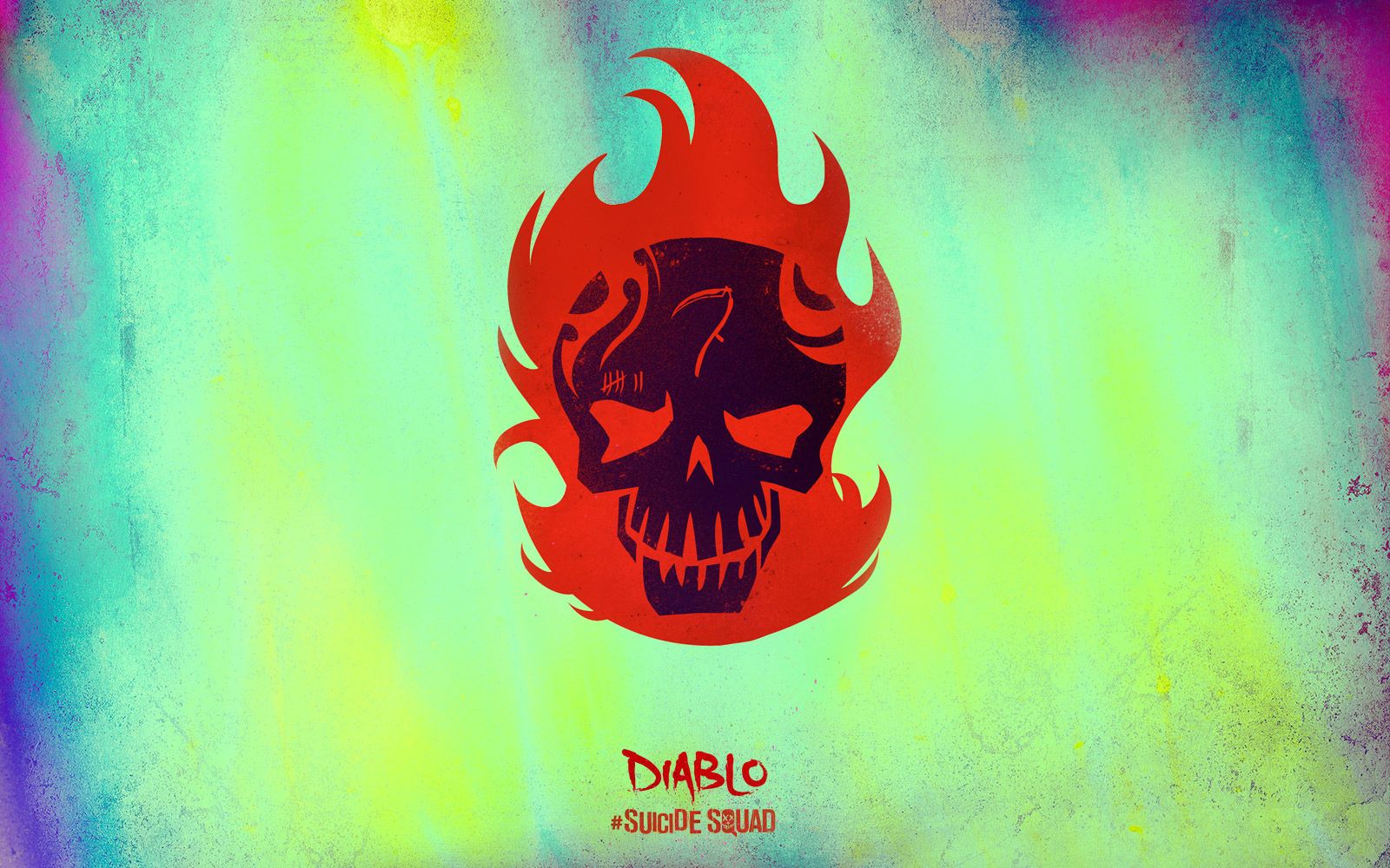 Diablo teschio fiamme Suicide Squad, 1600x1000 900p, Desktop