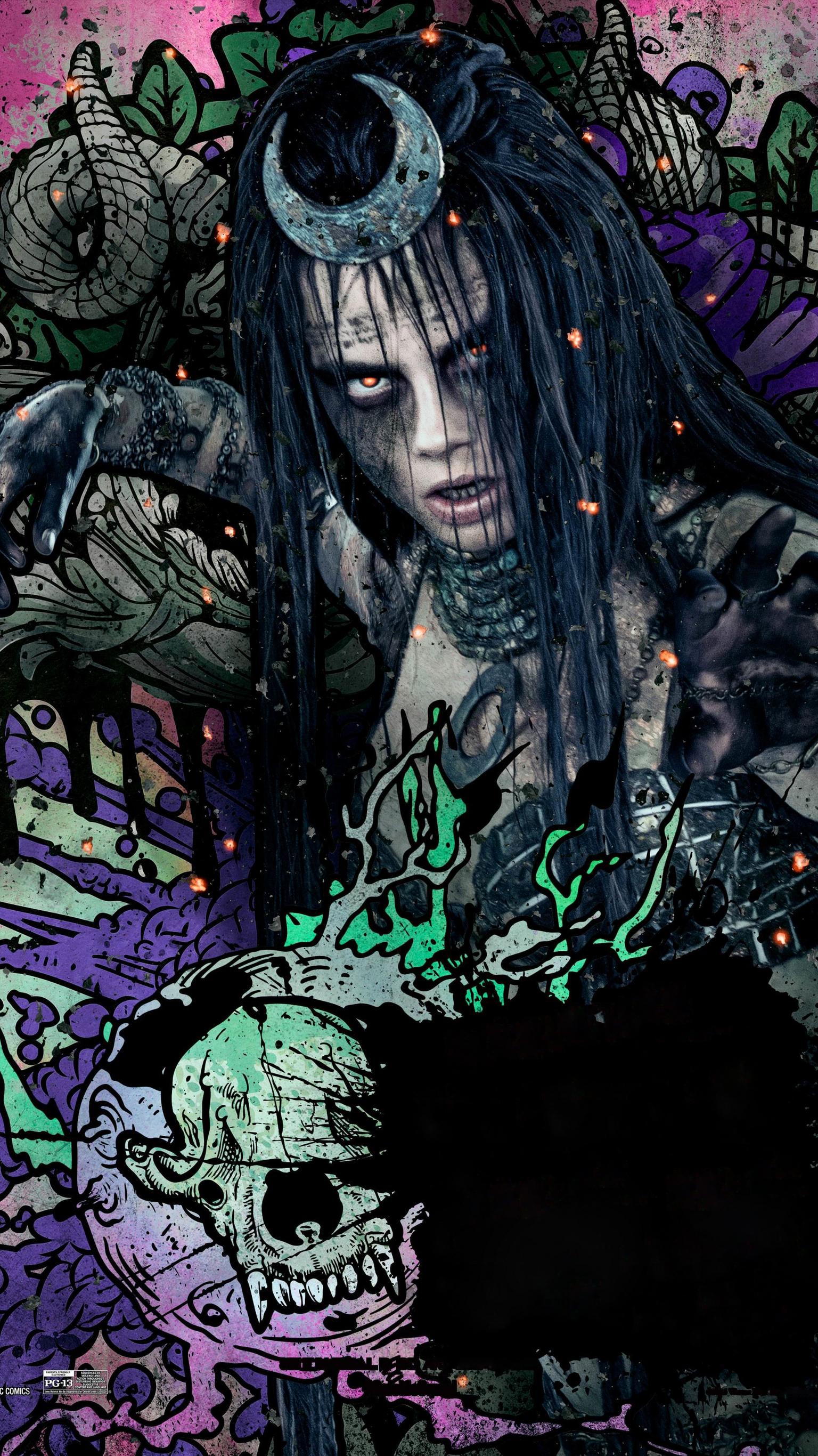 Enchantress Suicide Squad, 1536x2732 Full HD Verticale, iPhone
