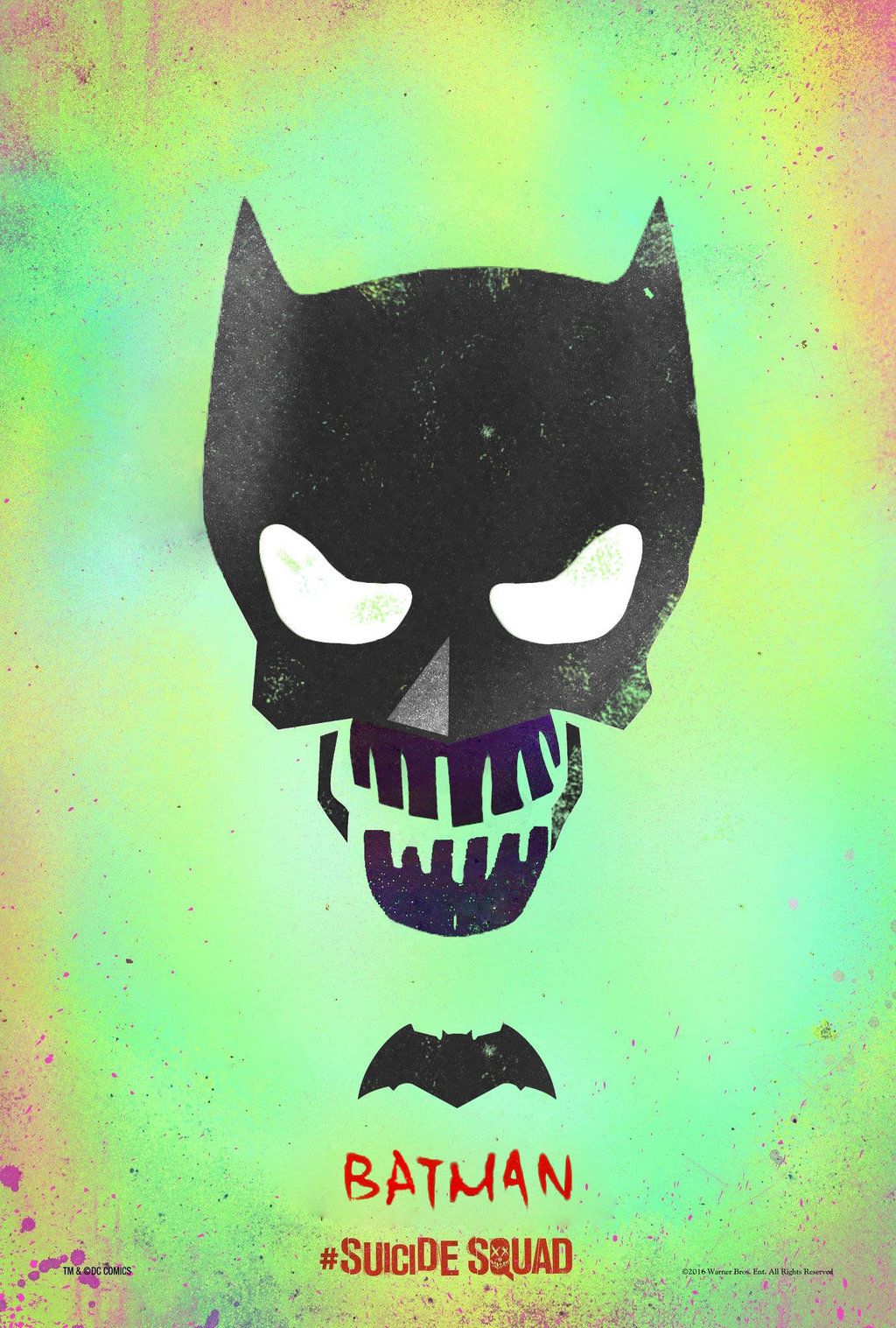 Batman maschera teschio Suicide Squad, Gotham, 1024x1517 Full HD Verticale, iPhone