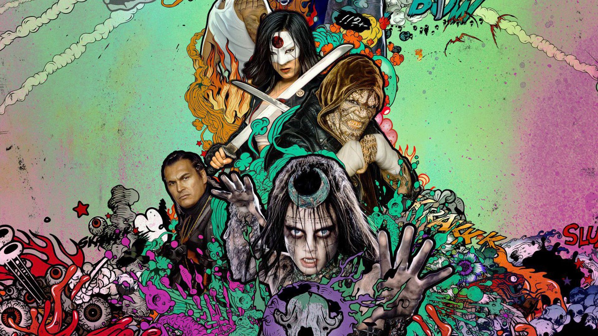 Suicide Squad poster personaggi, 1920x1080 Full HD 1080p, Desktop