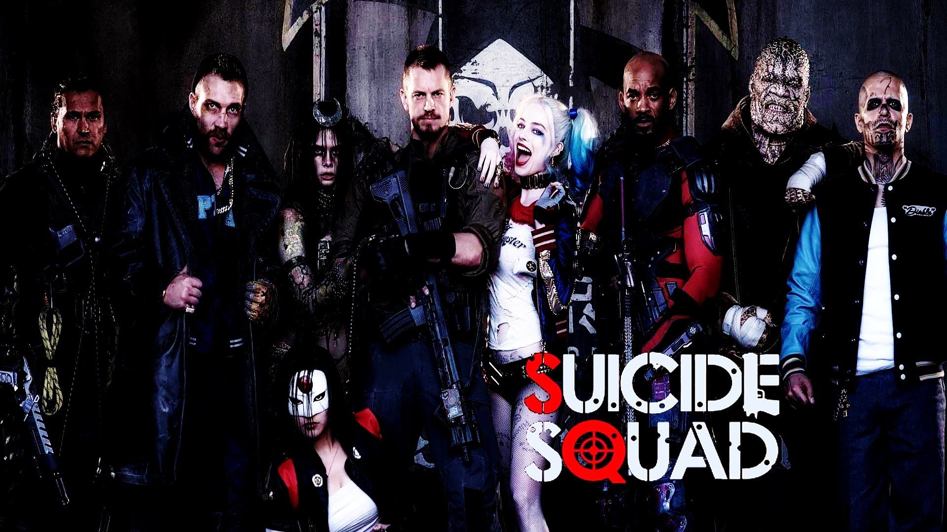 Suicide Squad gruppo personaggi, 1920x1080 1080p, Laptop