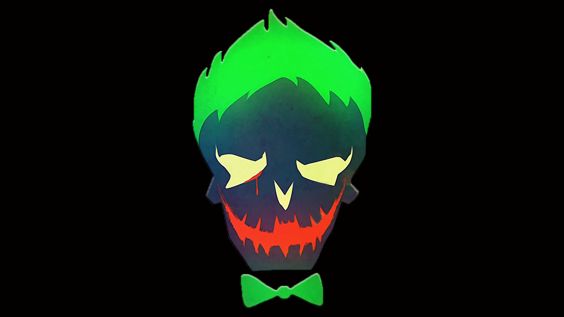 Teschio Joker Suicide Squad logo, 1920x1080 Full HD 1080p, PC