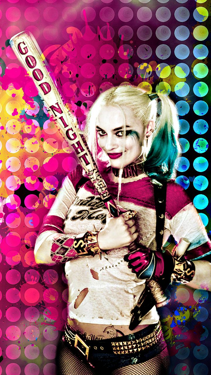 Harley Quinn Suicide Squad, DC Comics, 720x1280 Full HD Verticale, iPhone