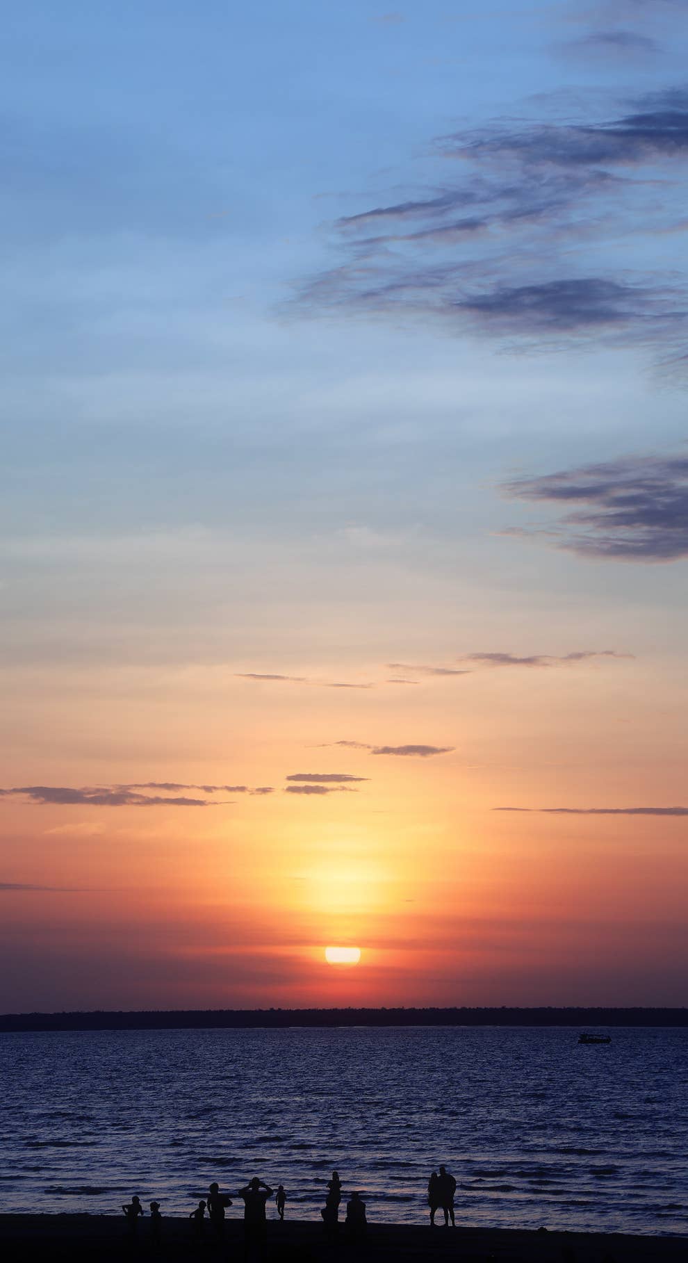 Cielo al tramonto sfumato, 990x1817 Full HD Verticale, iPhone