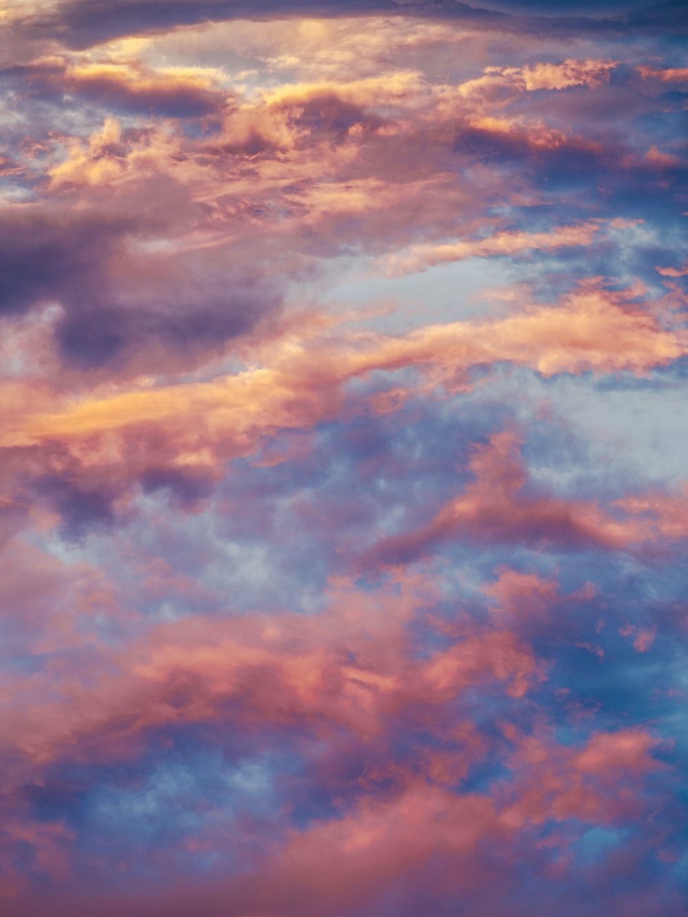 Cielo al tramonto con nuvole, 1000x1333 Full HD Verticale, Samsung Galaxy
