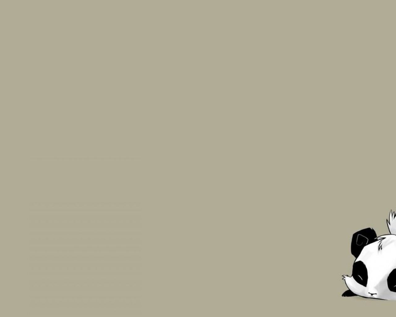 Panda cartone animato minimalista, 1920x1080 1080p, Laptop