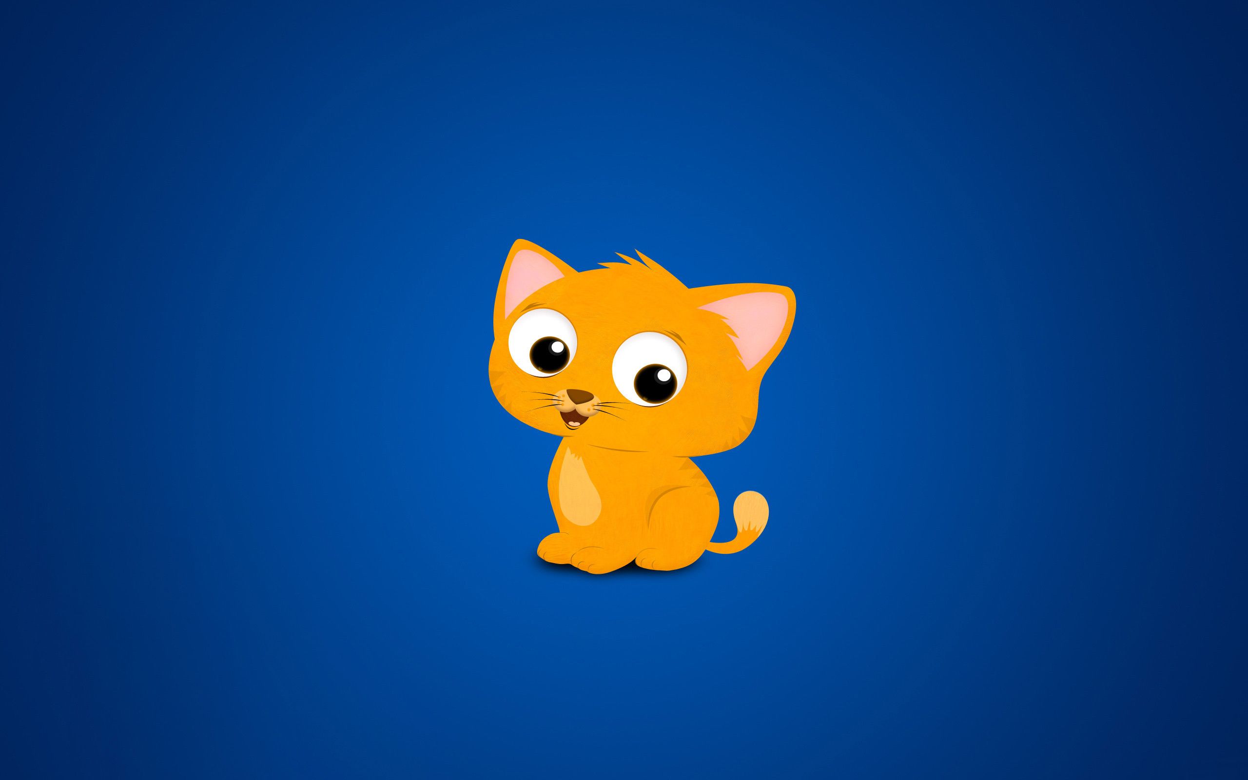 Gattino arancione cartone animato, 2560x1600 WQXGA, MacBook Pro