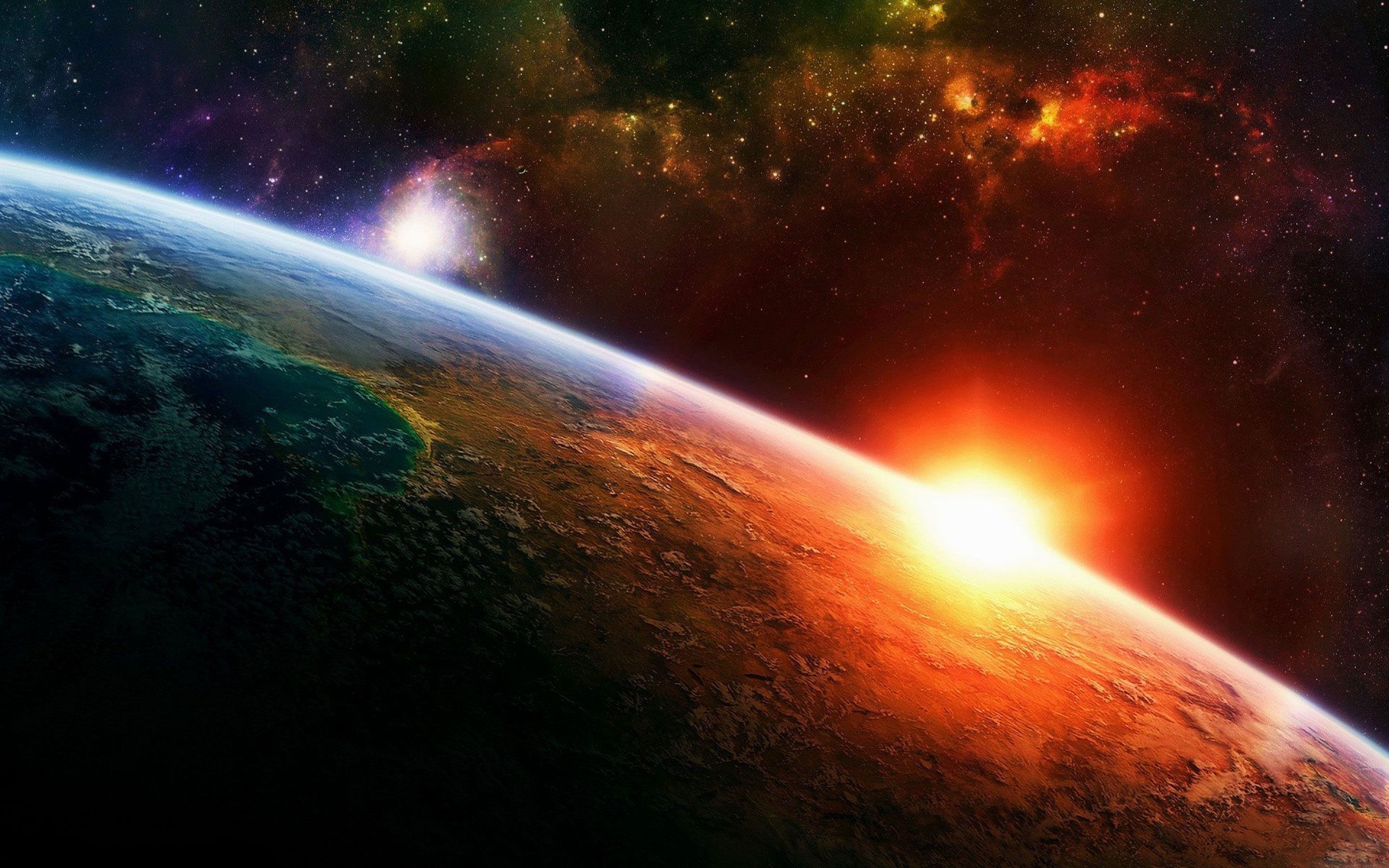 Pianeta spaziale alba cosmica, 2880x1800 WQXGA, MacBook Pro